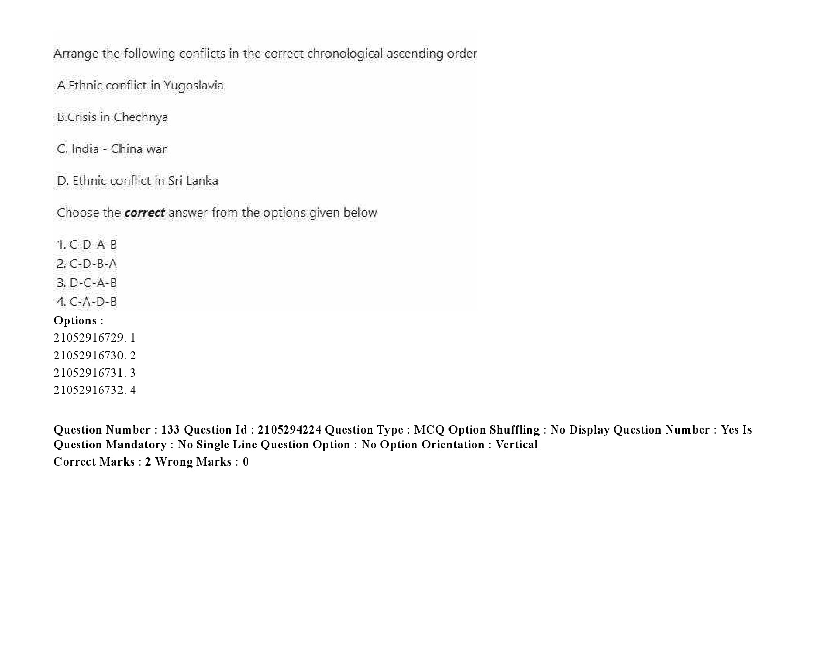 UGC NET Defence and Strategic Studies Question Paper September 2020 202