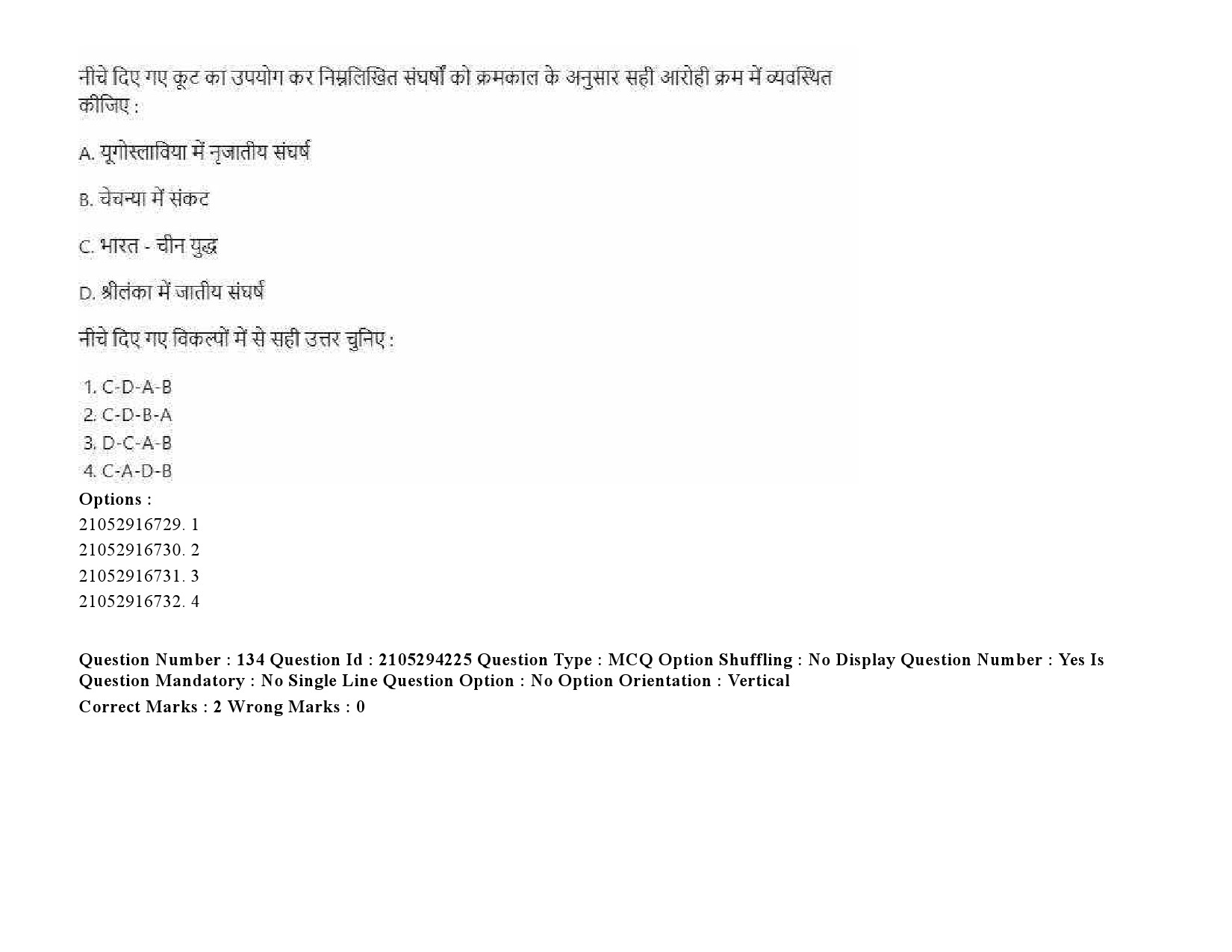 UGC NET Defence and Strategic Studies Question Paper September 2020 203