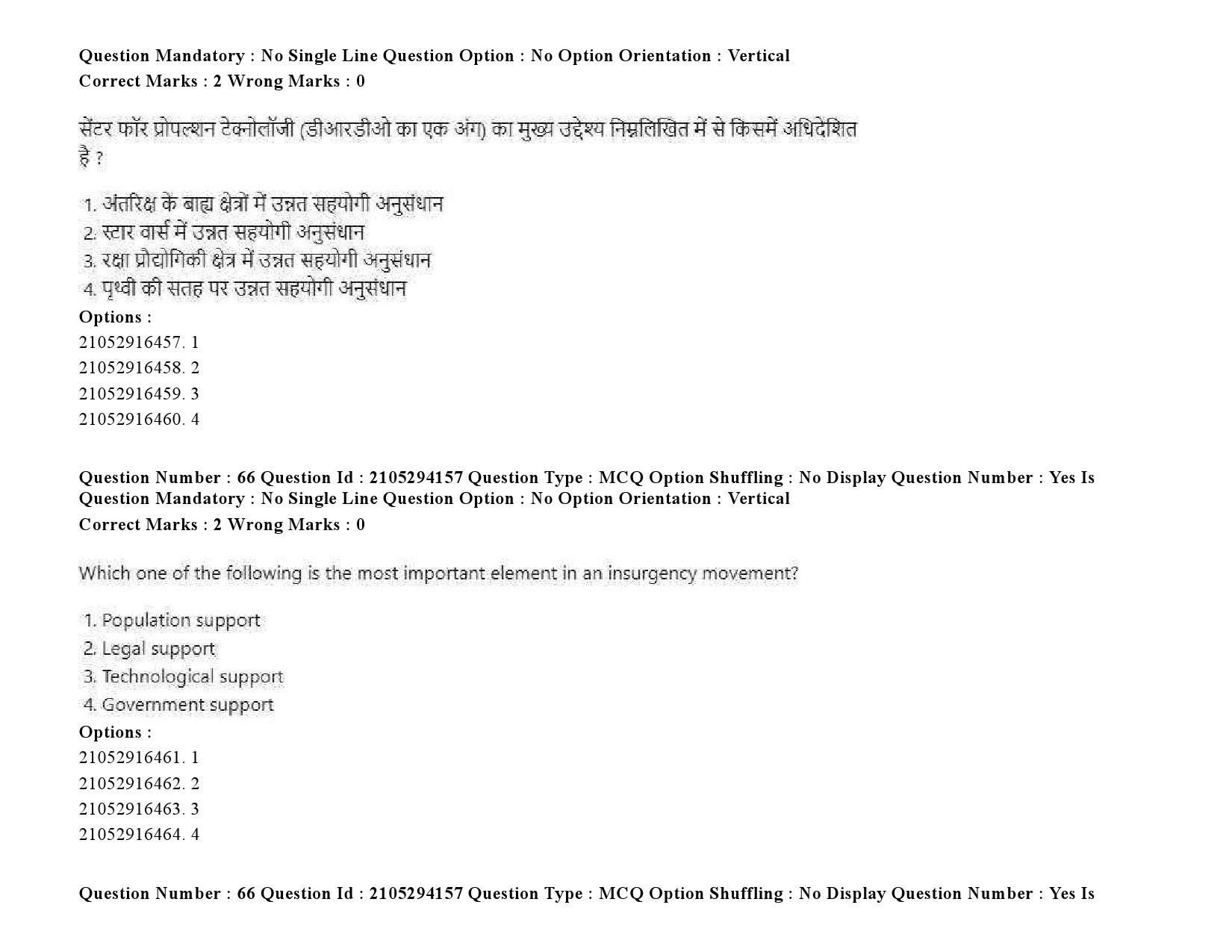 UGC NET Defence and Strategic Studies Question Paper September 2020 92