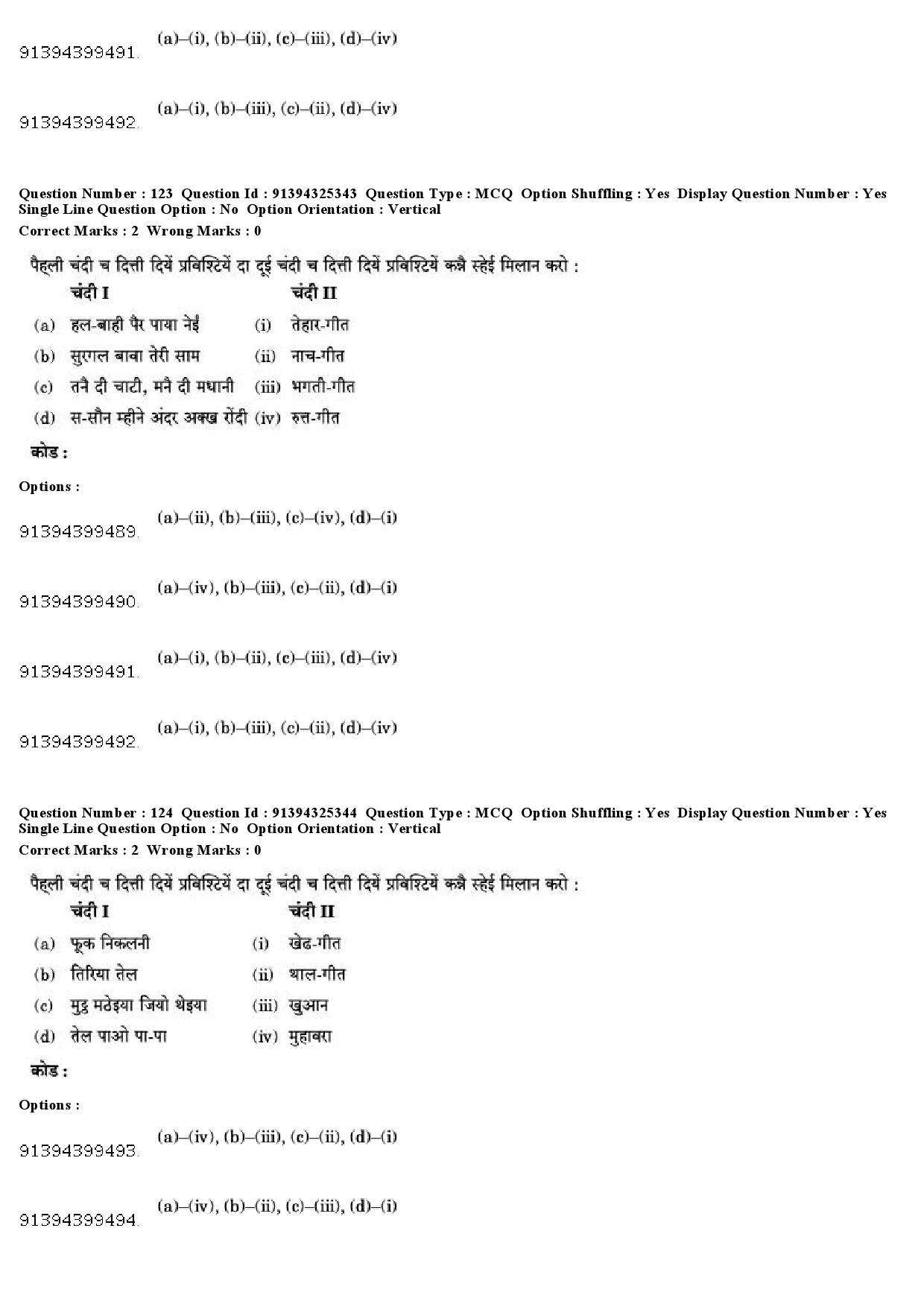 UGC NET Dogri Question Paper December 2018 114