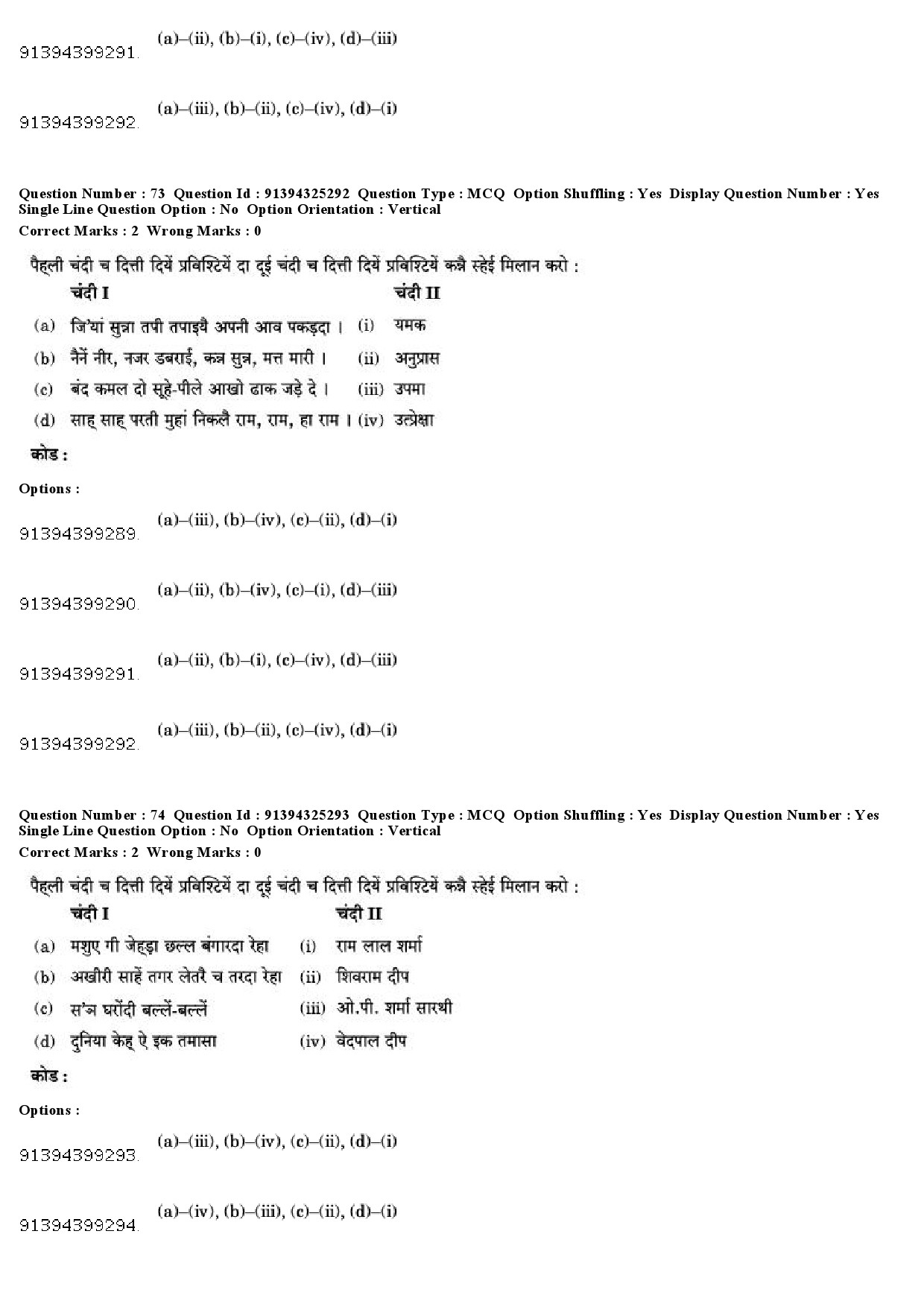 UGC NET Dogri Question Paper December 2018 69