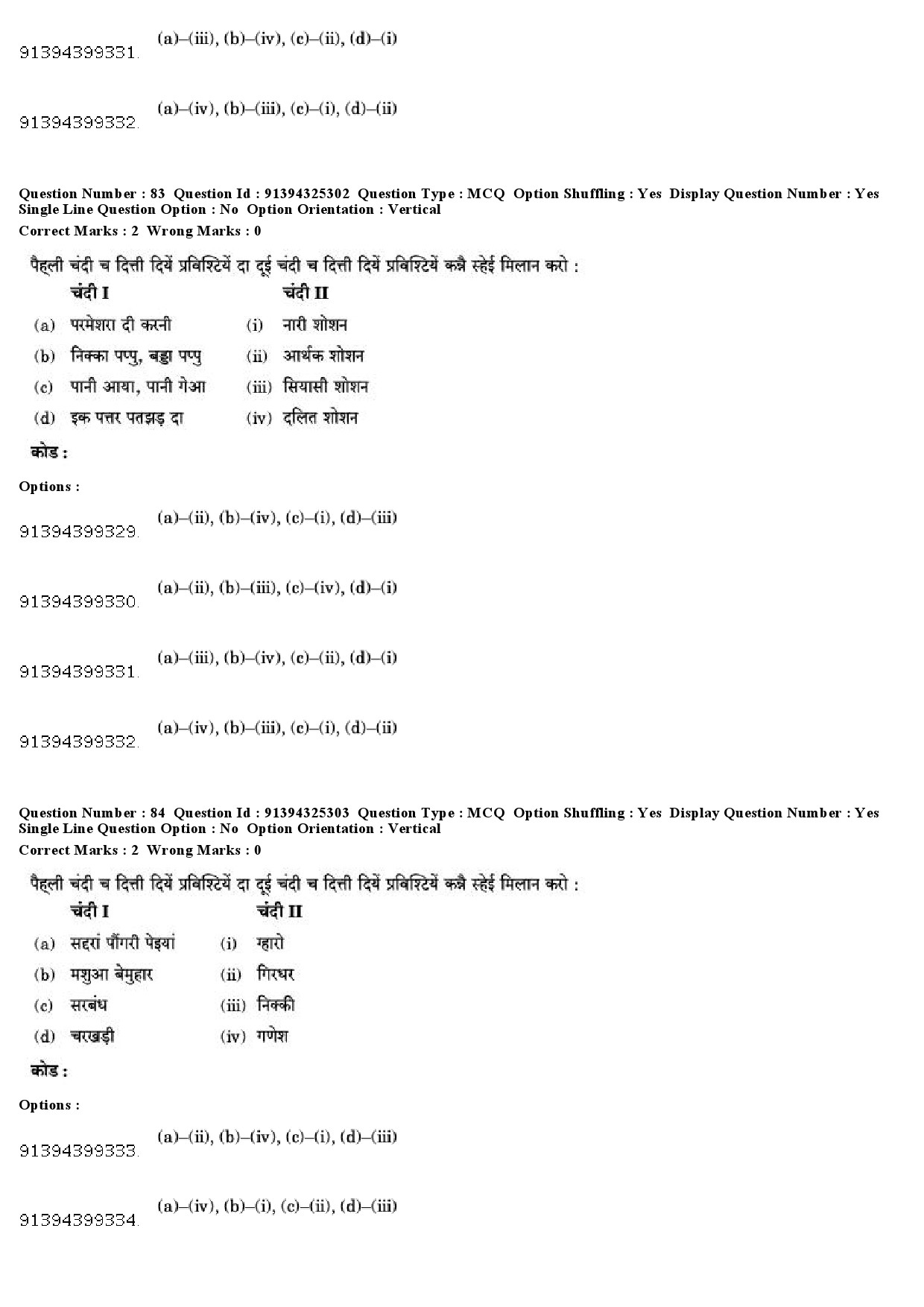 UGC NET Dogri Question Paper December 2018 78