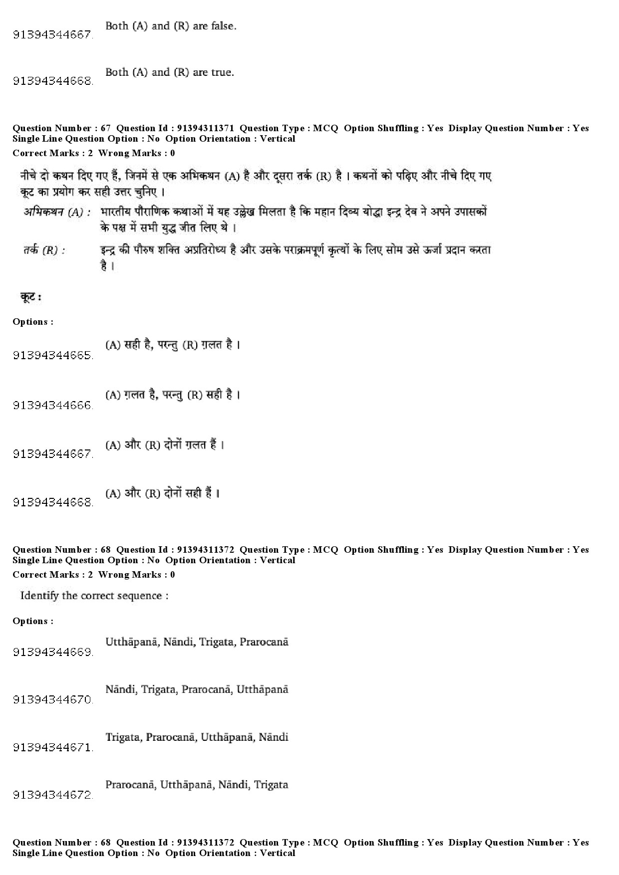 UGC NET Drama Theatre Question Paper December 2018 59