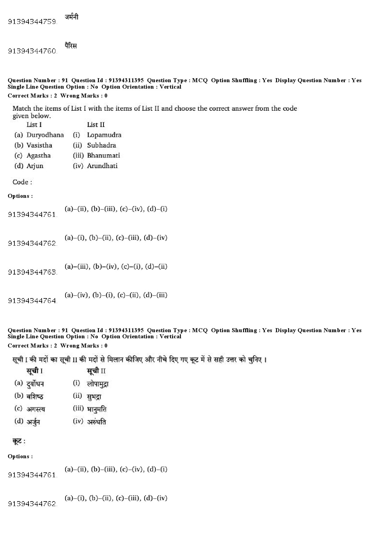 UGC NET Drama Theatre Question Paper December 2018 78