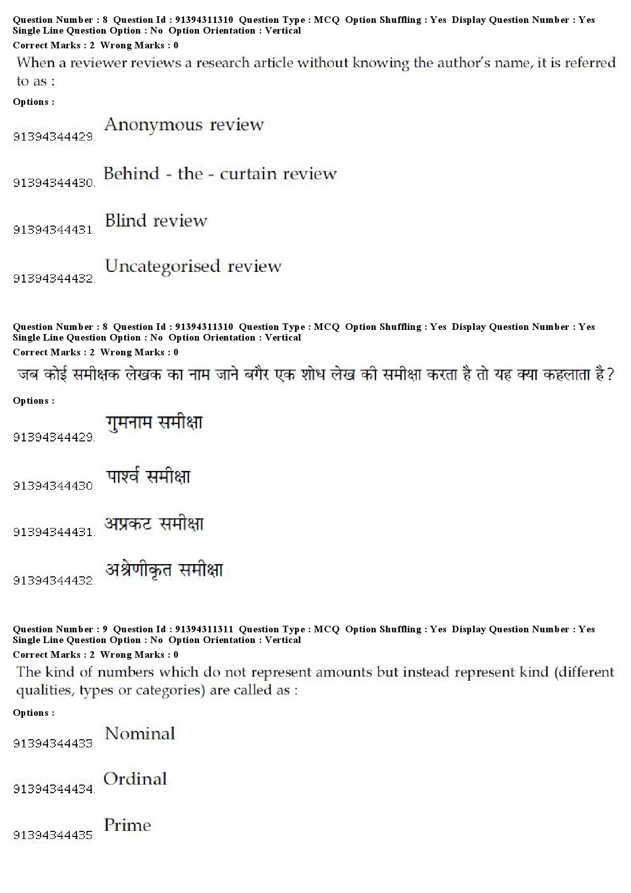 UGC NET Drama Theatre Question Paper December 2018 8