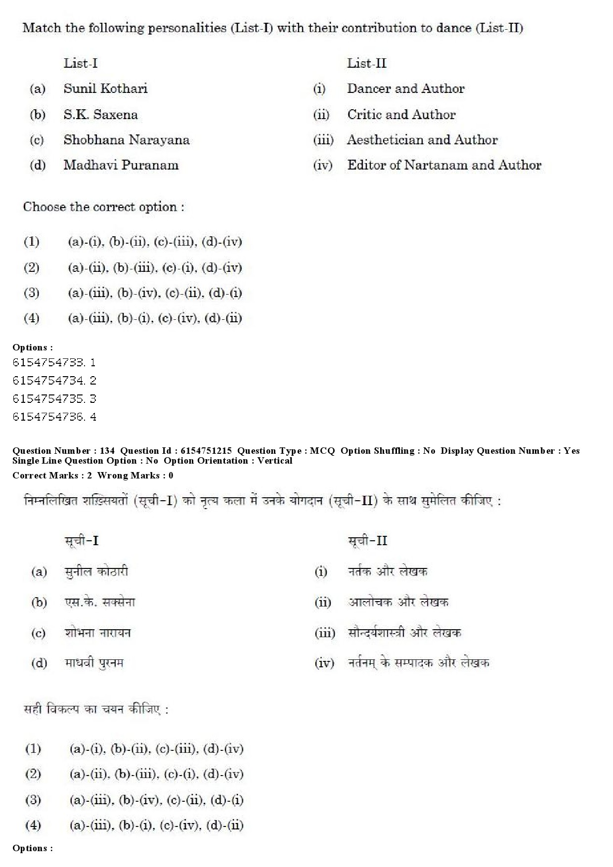 UGC NET Drama Theatre Question Paper December 2019 108