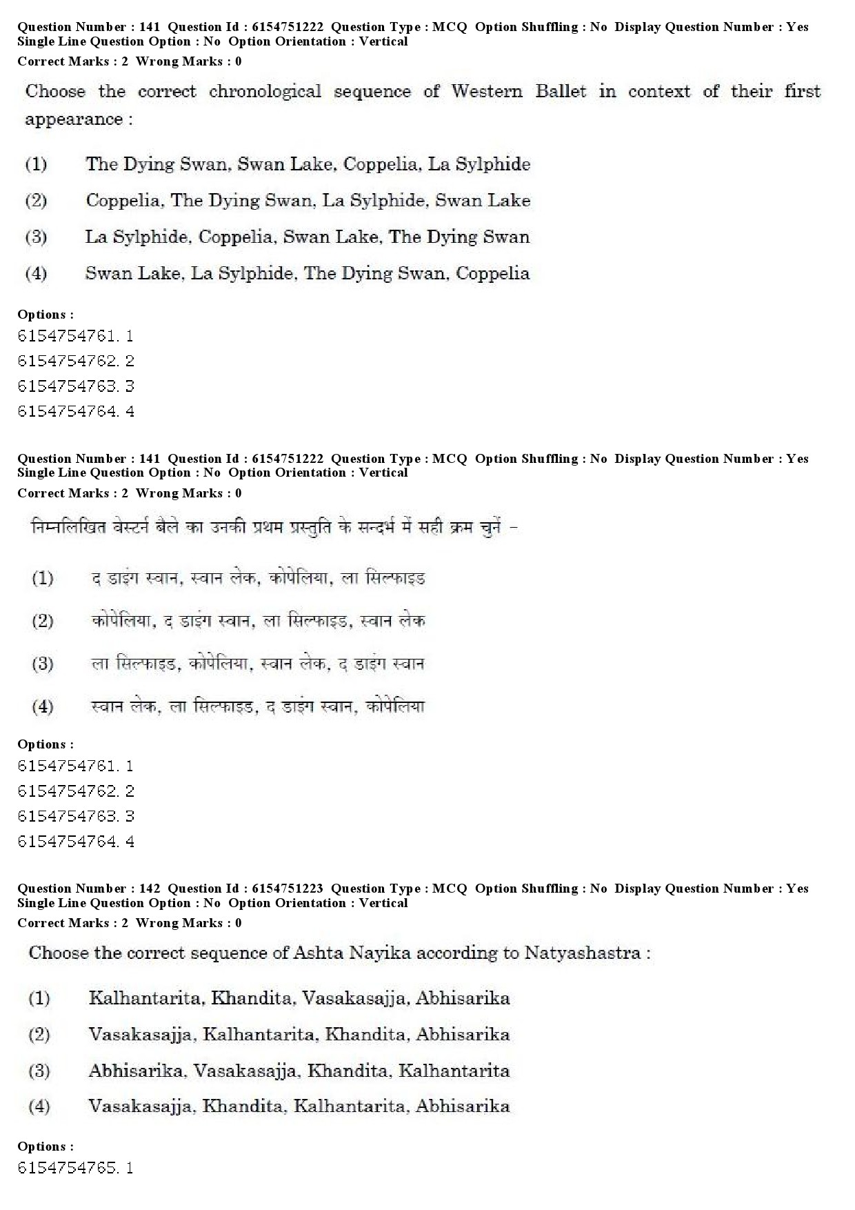 UGC NET Drama Theatre Question Paper December 2019 116