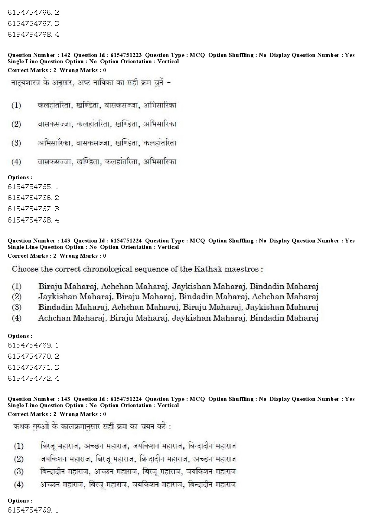 UGC NET Drama Theatre Question Paper December 2019 117