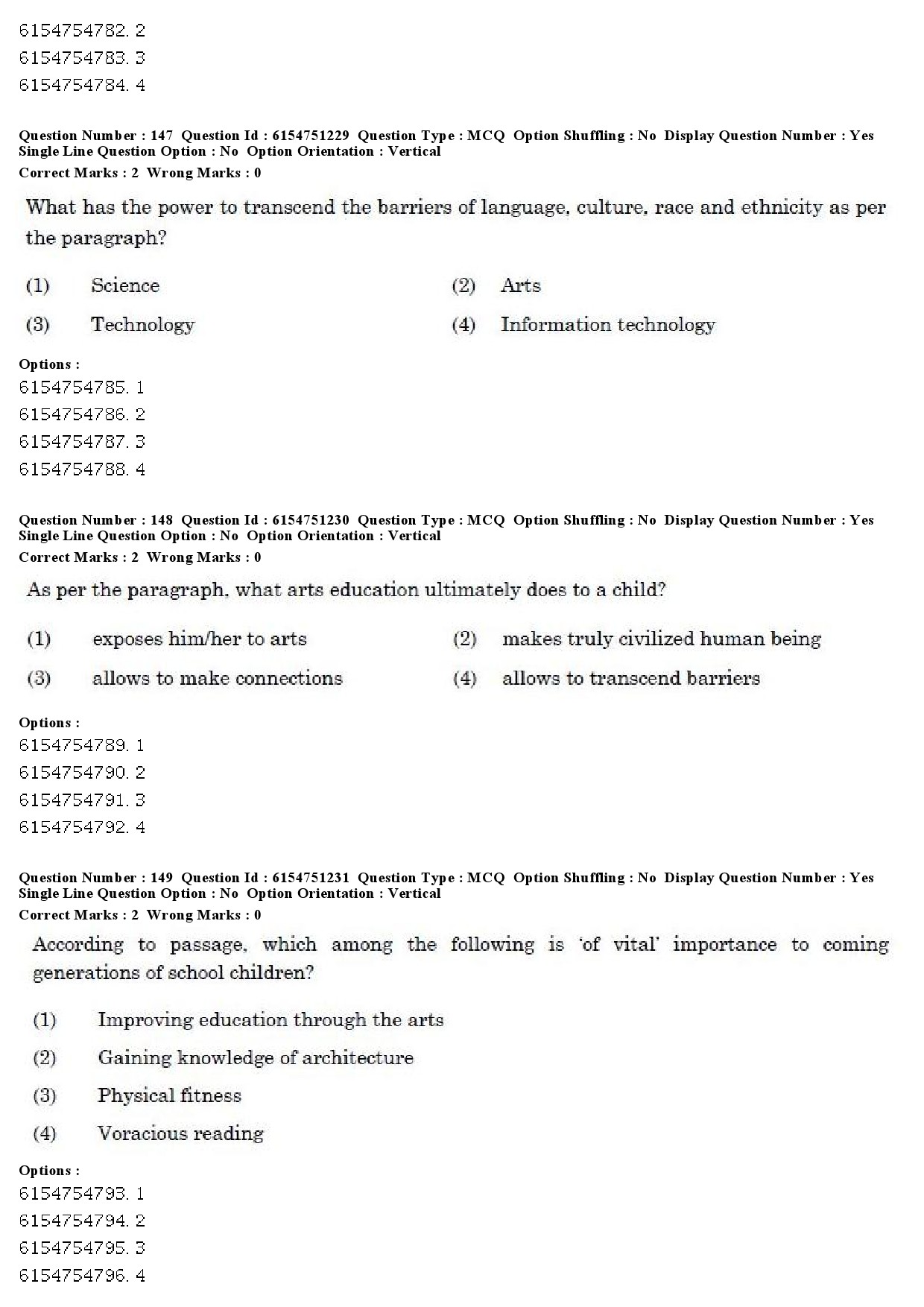 UGC NET Drama Theatre Question Paper December 2019 121