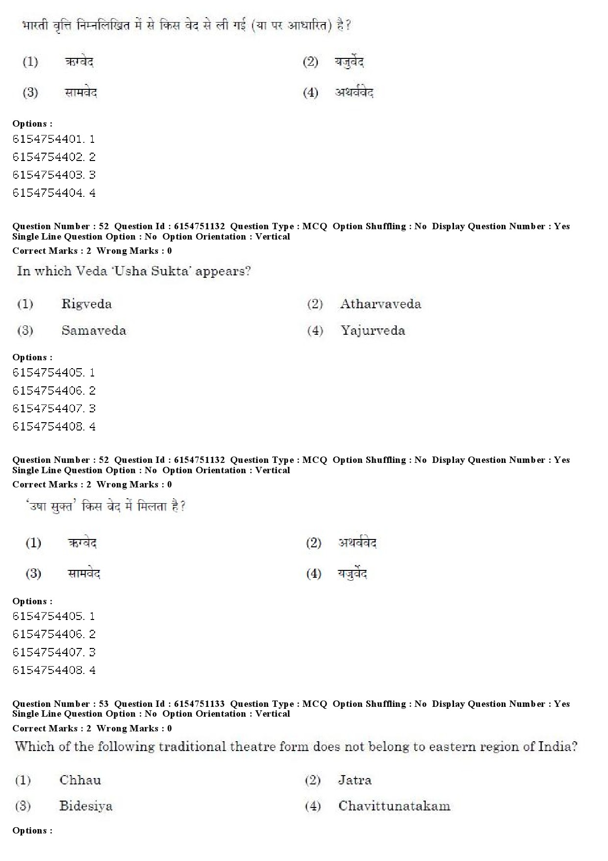 UGC NET Drama Theatre Question Paper December 2019 44