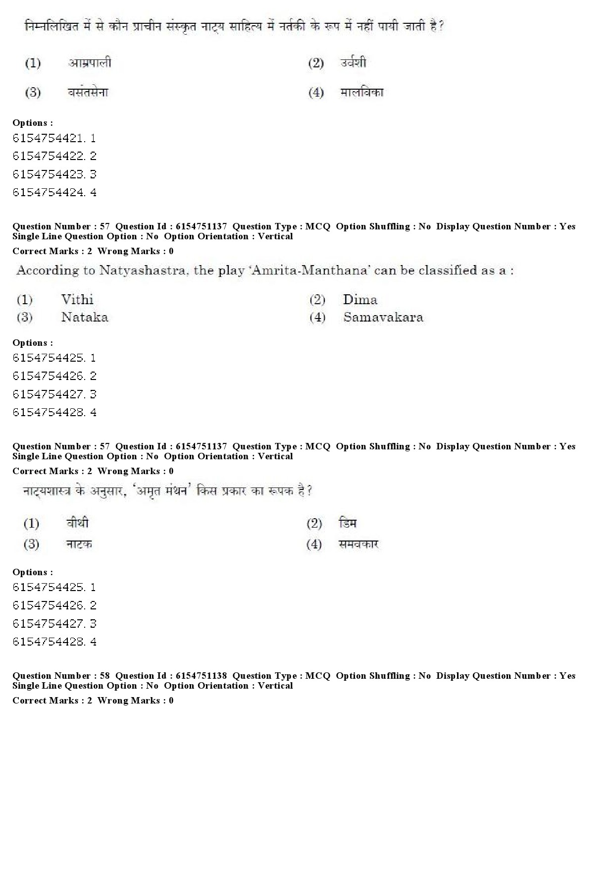 UGC NET Drama Theatre Question Paper December 2019 47