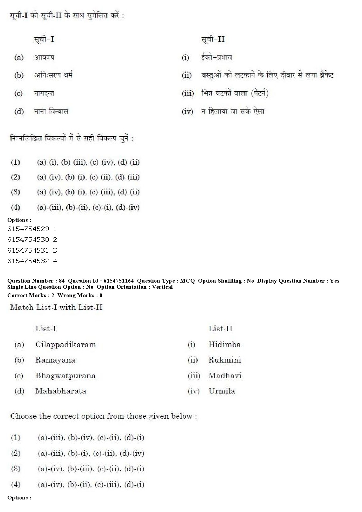 UGC NET Drama Theatre Question Paper December 2019 66