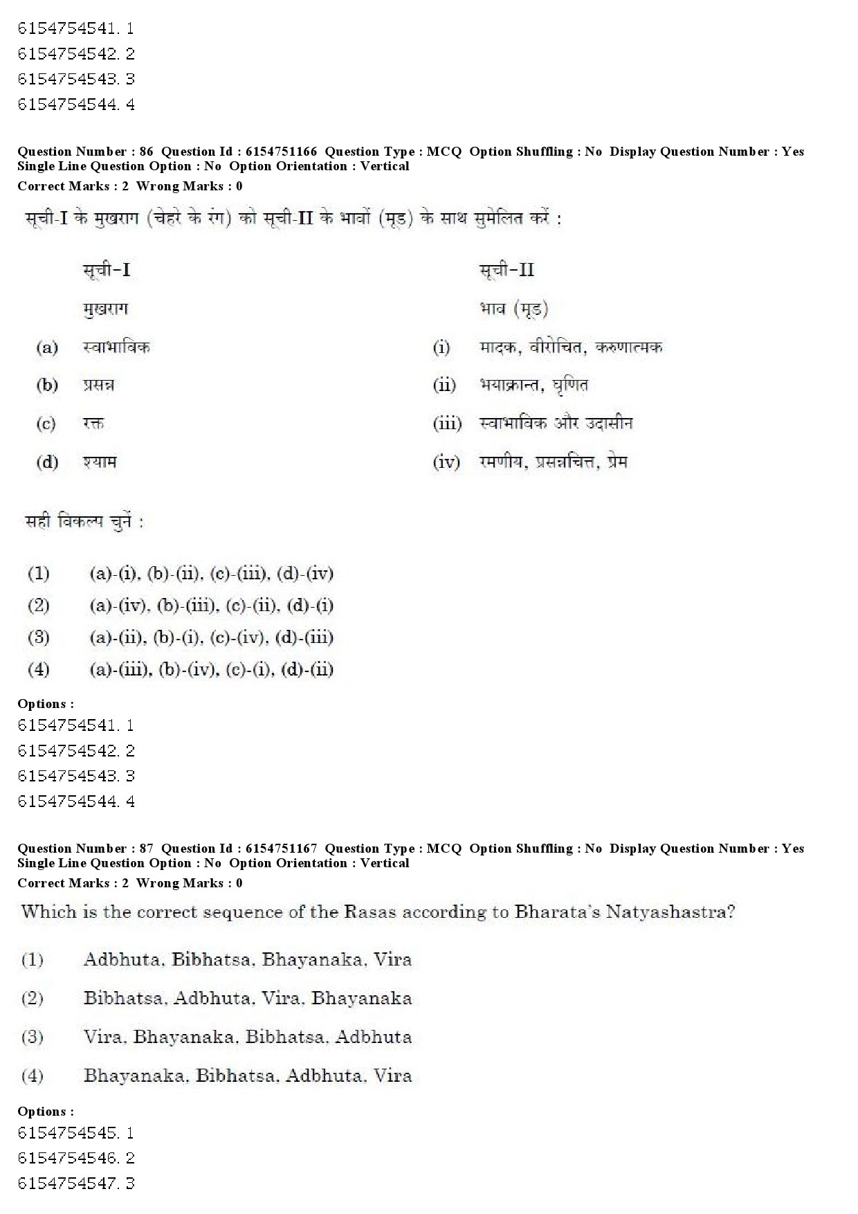 UGC NET Drama Theatre Question Paper December 2019 70