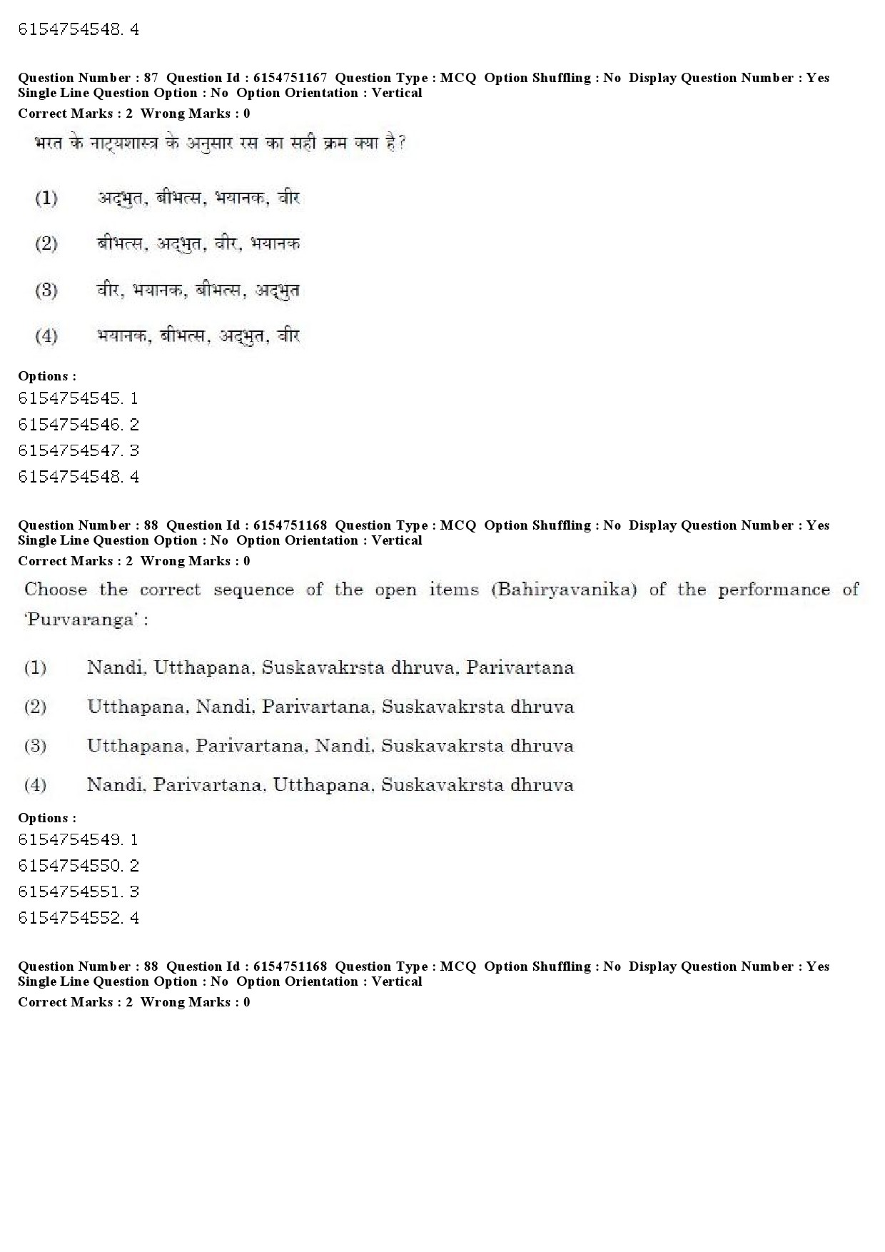 UGC NET Drama Theatre Question Paper December 2019 71