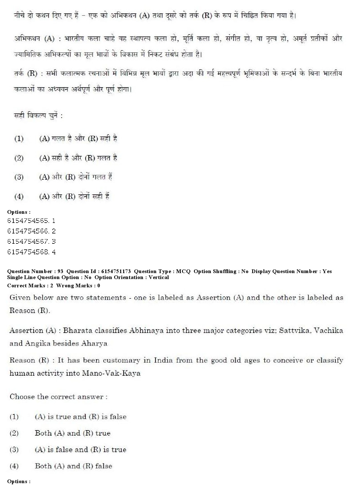 UGC NET Drama Theatre Question Paper December 2019 75