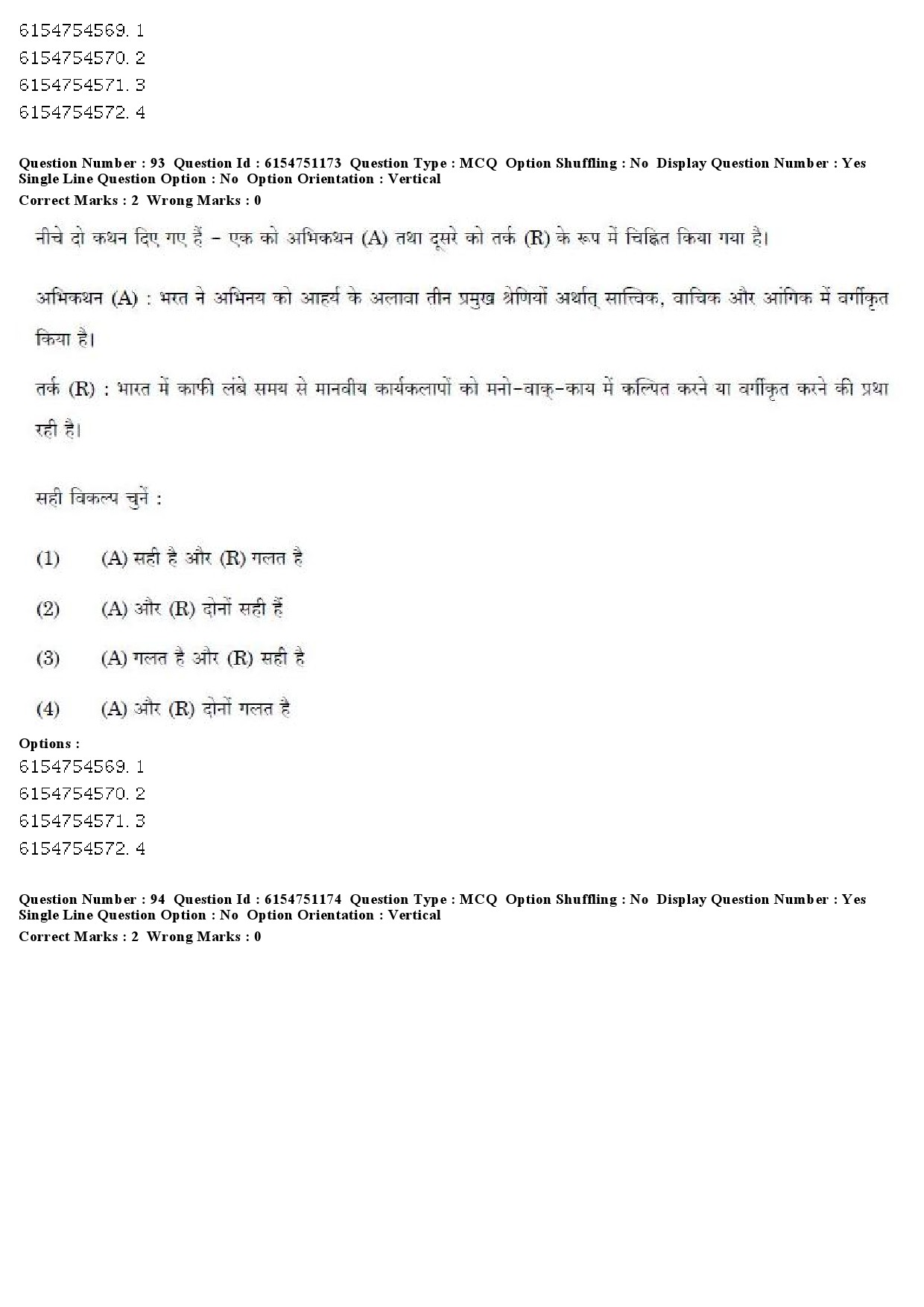 UGC NET Drama Theatre Question Paper December 2019 76