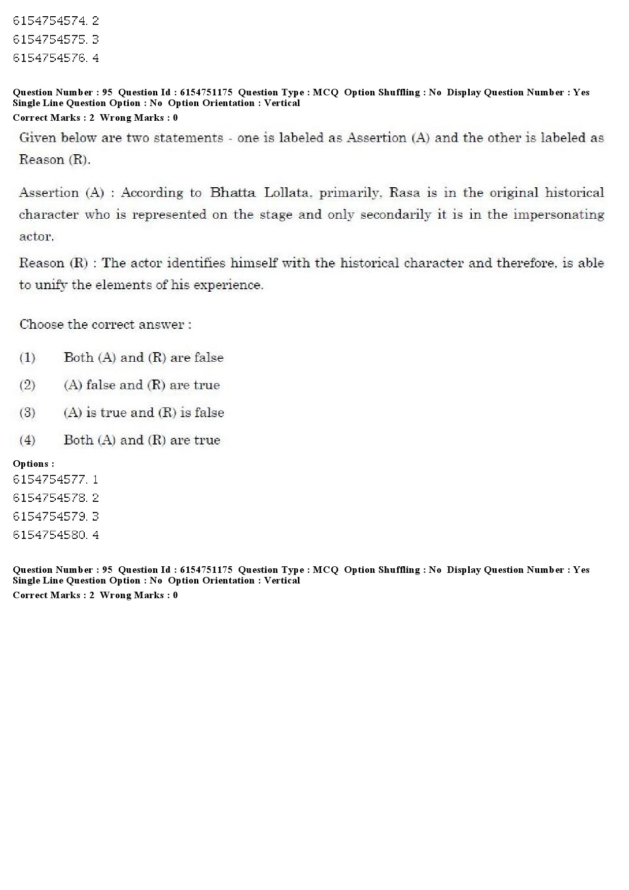 UGC NET Drama Theatre Question Paper December 2019 78