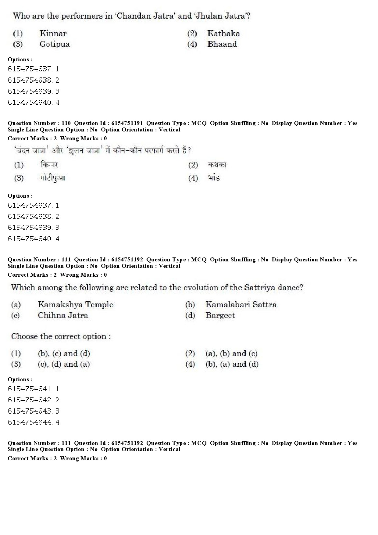 UGC NET Drama Theatre Question Paper December 2019 91