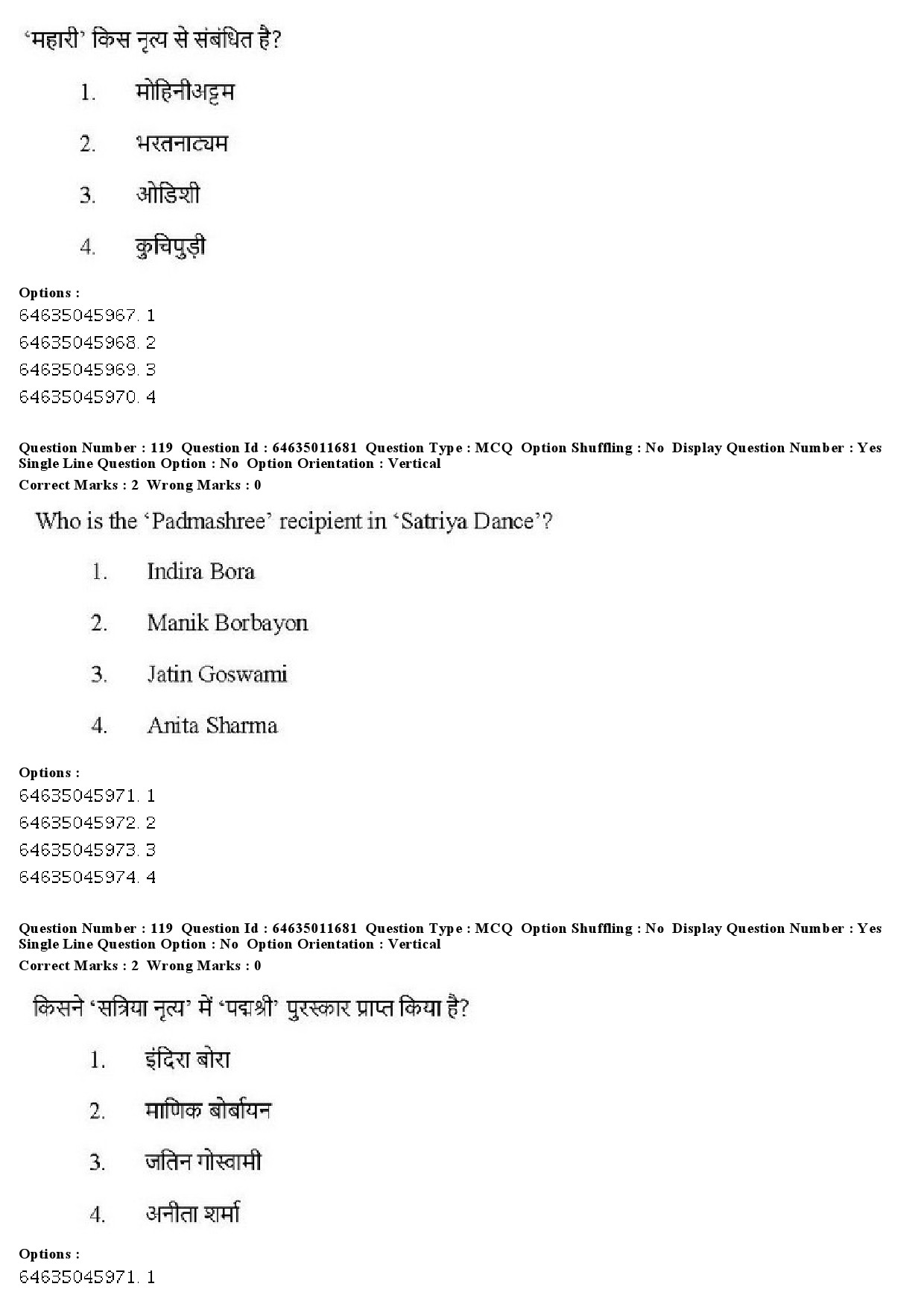 UGC NET Drama Theatre Question Paper June 2019 103