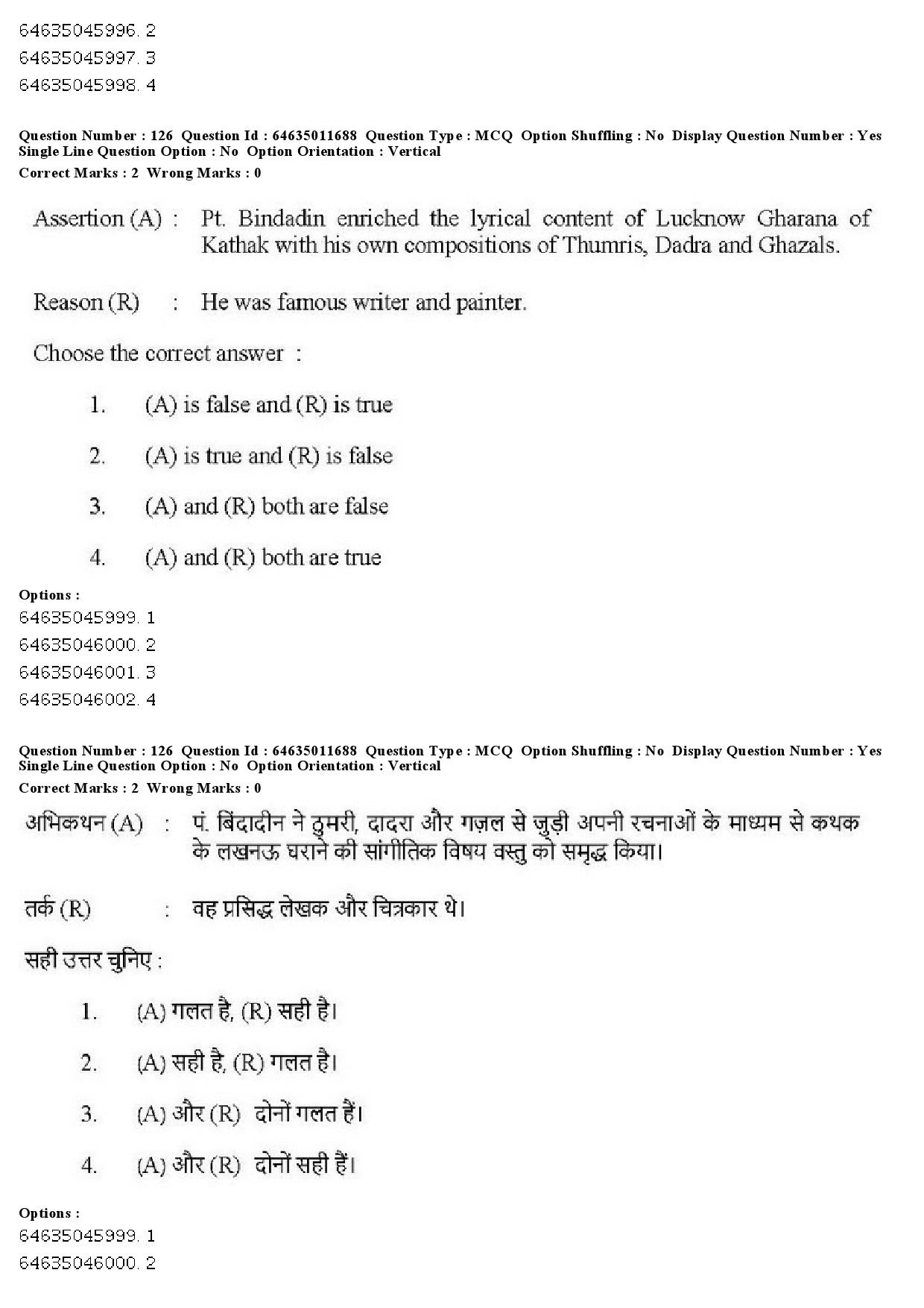 UGC NET Drama Theatre Question Paper June 2019 109