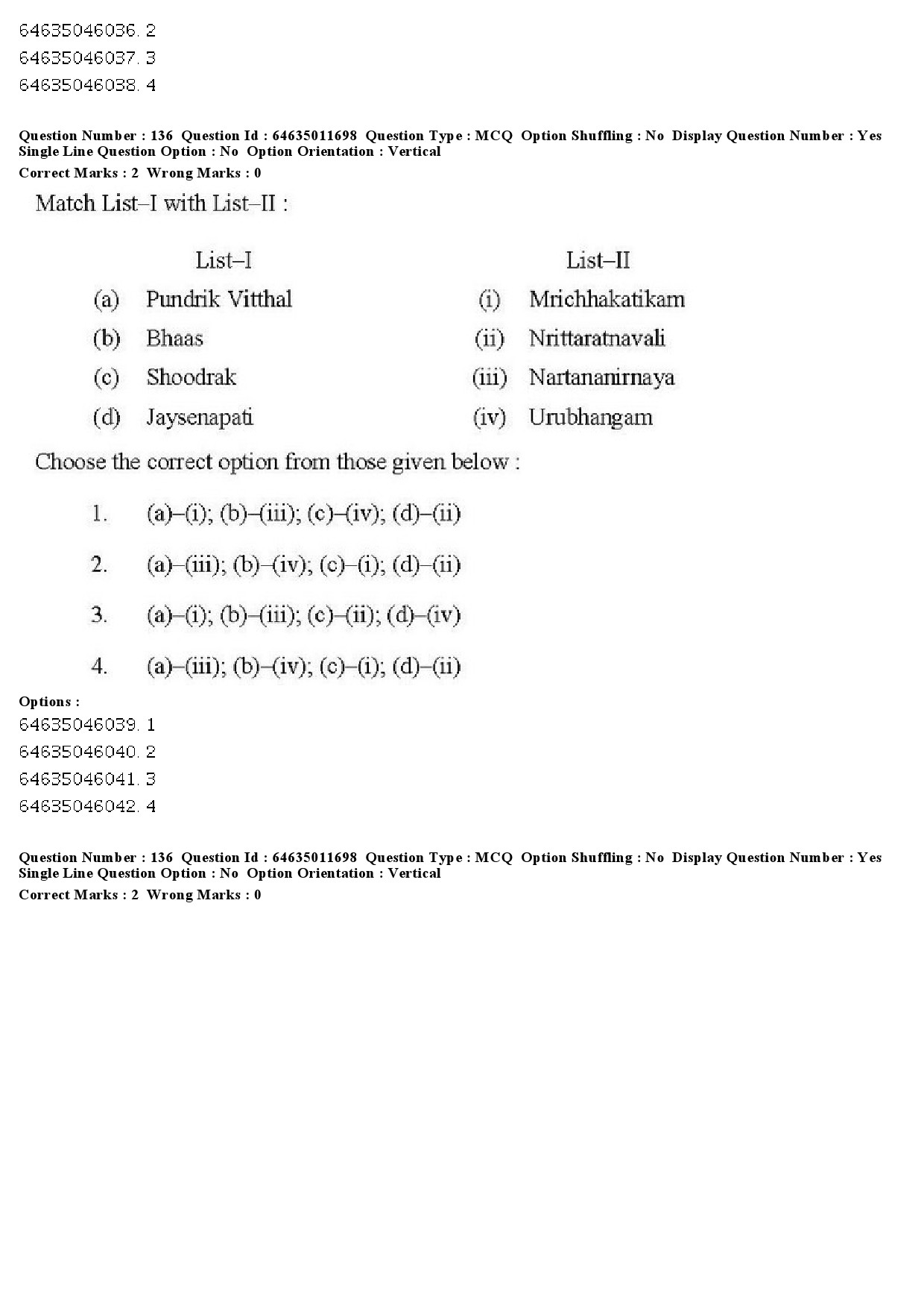 UGC NET Drama Theatre Question Paper June 2019 120