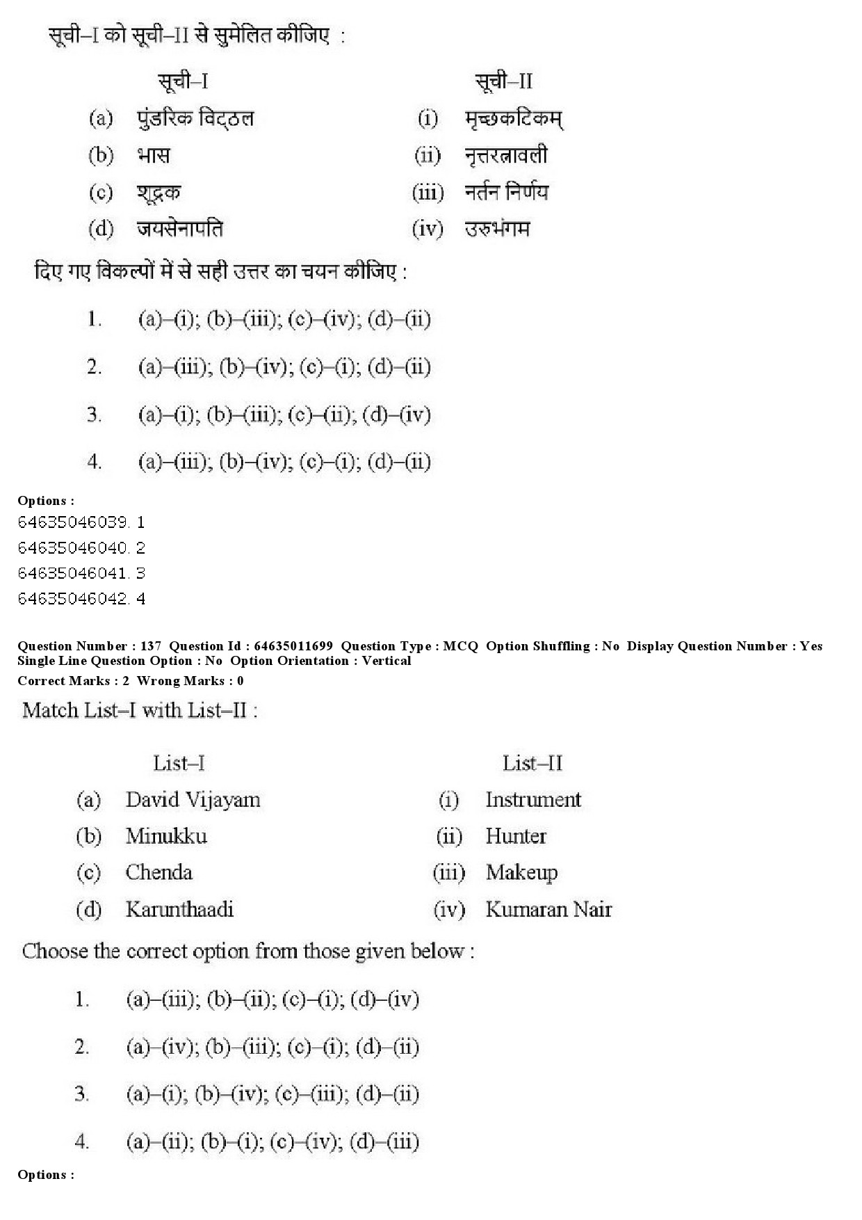 UGC NET Drama Theatre Question Paper June 2019 121