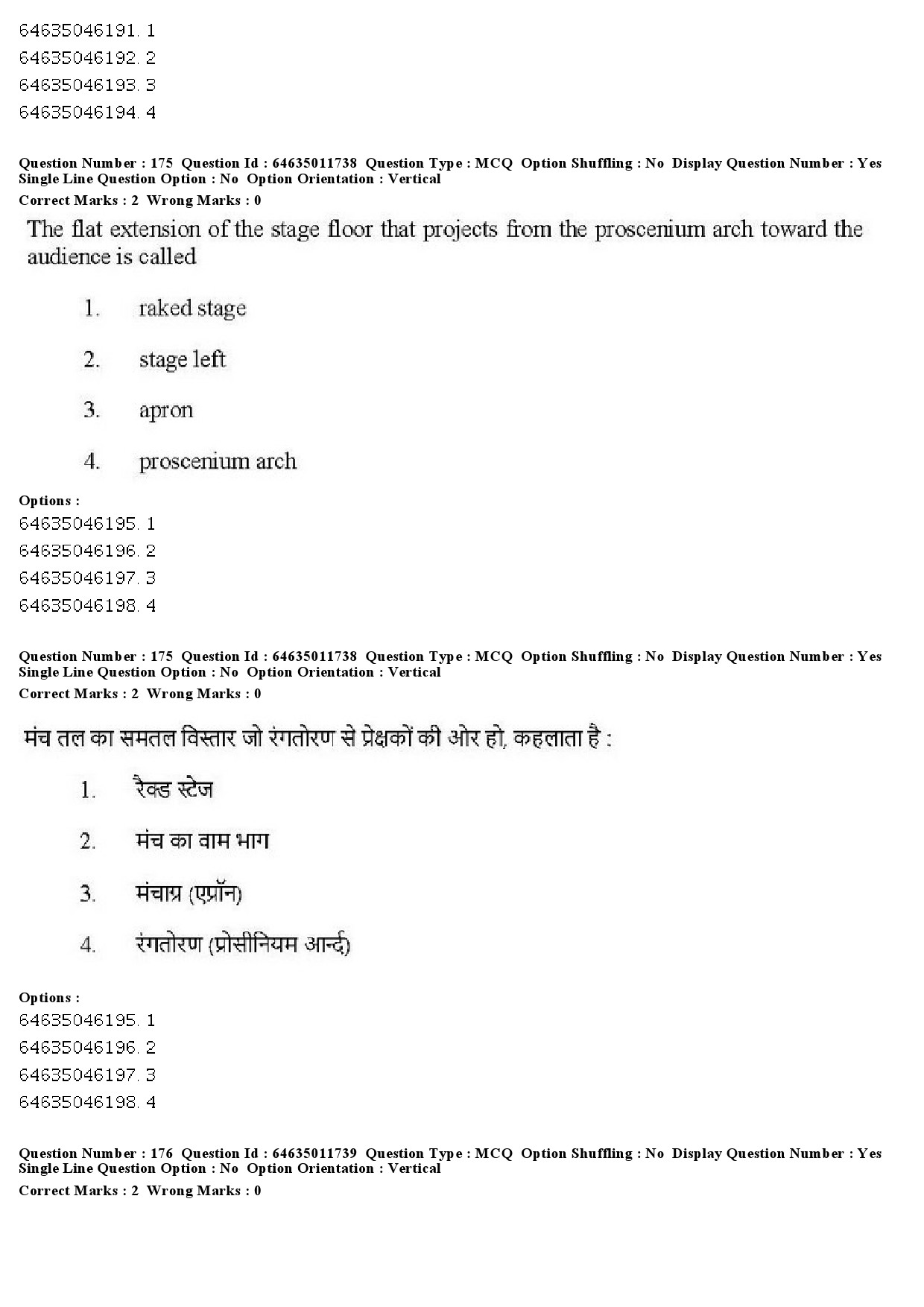 UGC NET Drama Theatre Question Paper June 2019 158