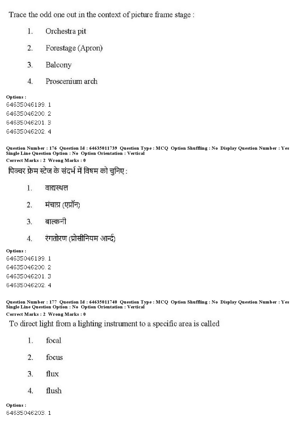 UGC NET Drama Theatre Question Paper June 2019 159