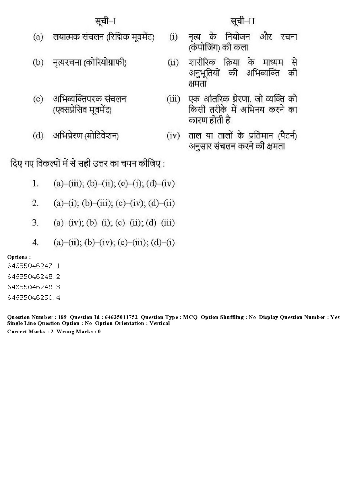 UGC NET Drama Theatre Question Paper June 2019 172