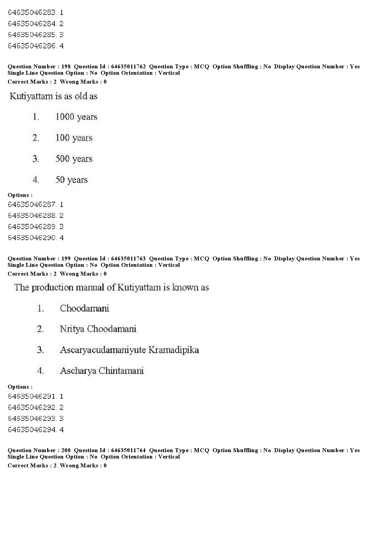 UGC NET Drama Theatre Question Paper June 2019 181