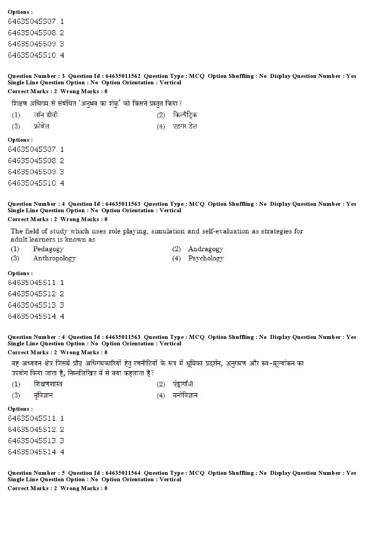 UGC NET Drama Theatre Question Paper June 2019 3