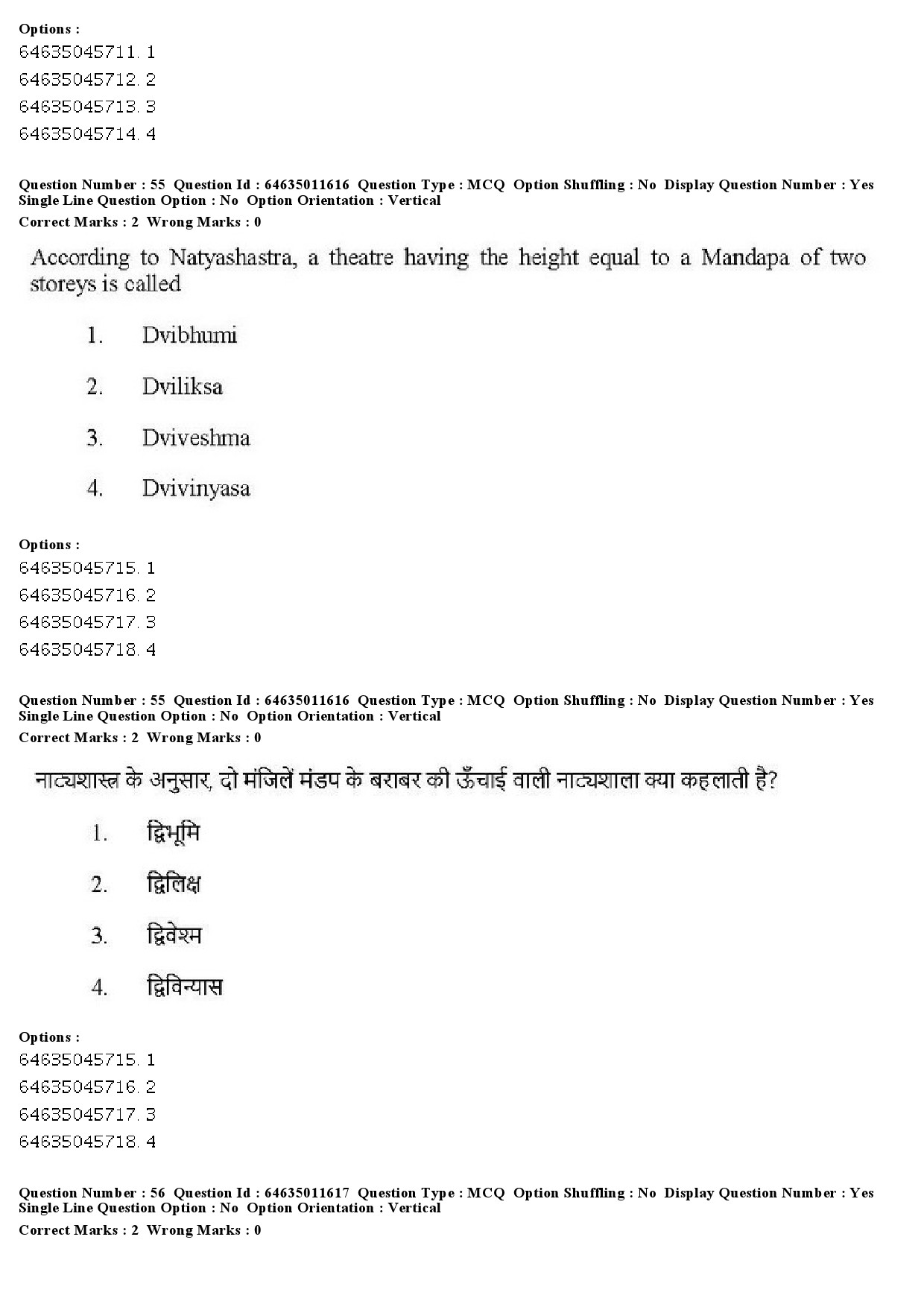 UGC NET Drama Theatre Question Paper June 2019 37