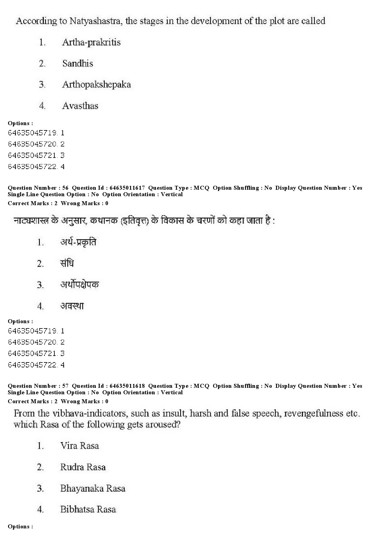 UGC NET Drama Theatre Question Paper June 2019 38