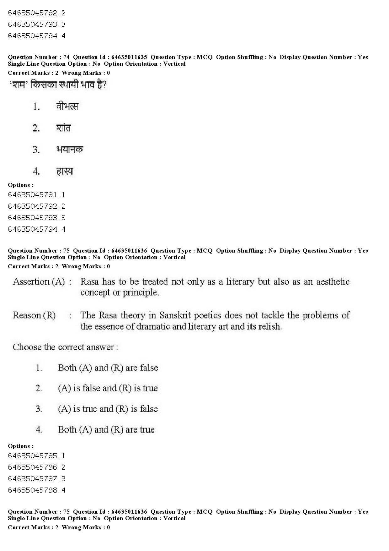 UGC NET Drama Theatre Question Paper June 2019 53