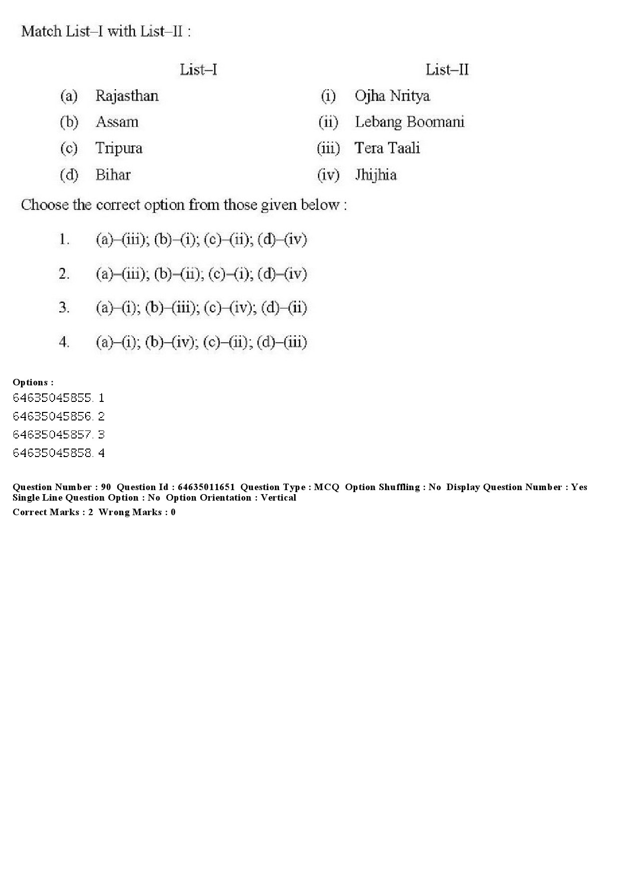 UGC NET Drama Theatre Question Paper June 2019 74