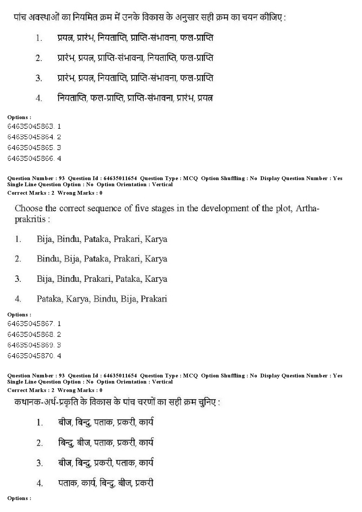 UGC NET Drama Theatre Question Paper June 2019 78