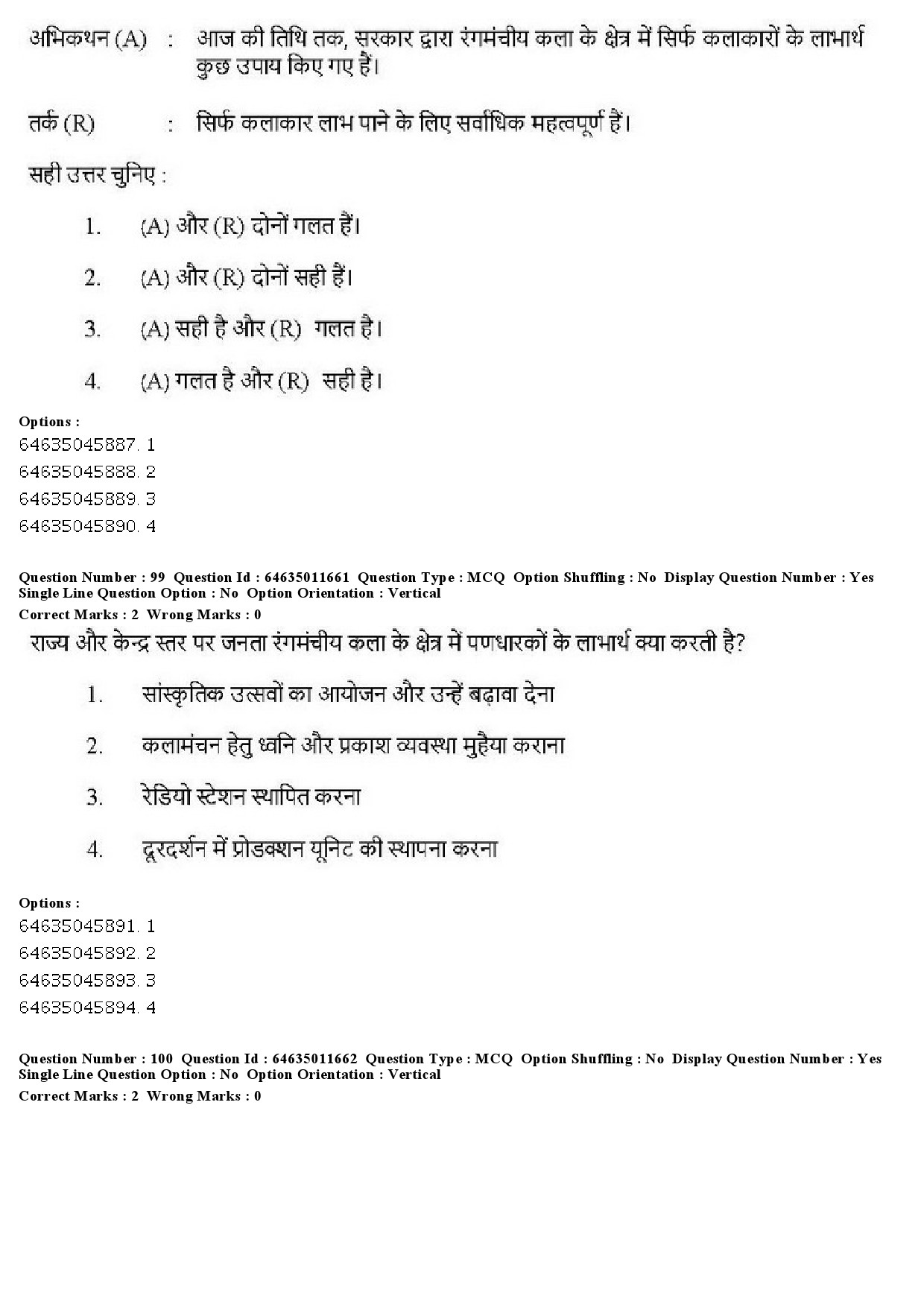 UGC NET Drama Theatre Question Paper June 2019 87