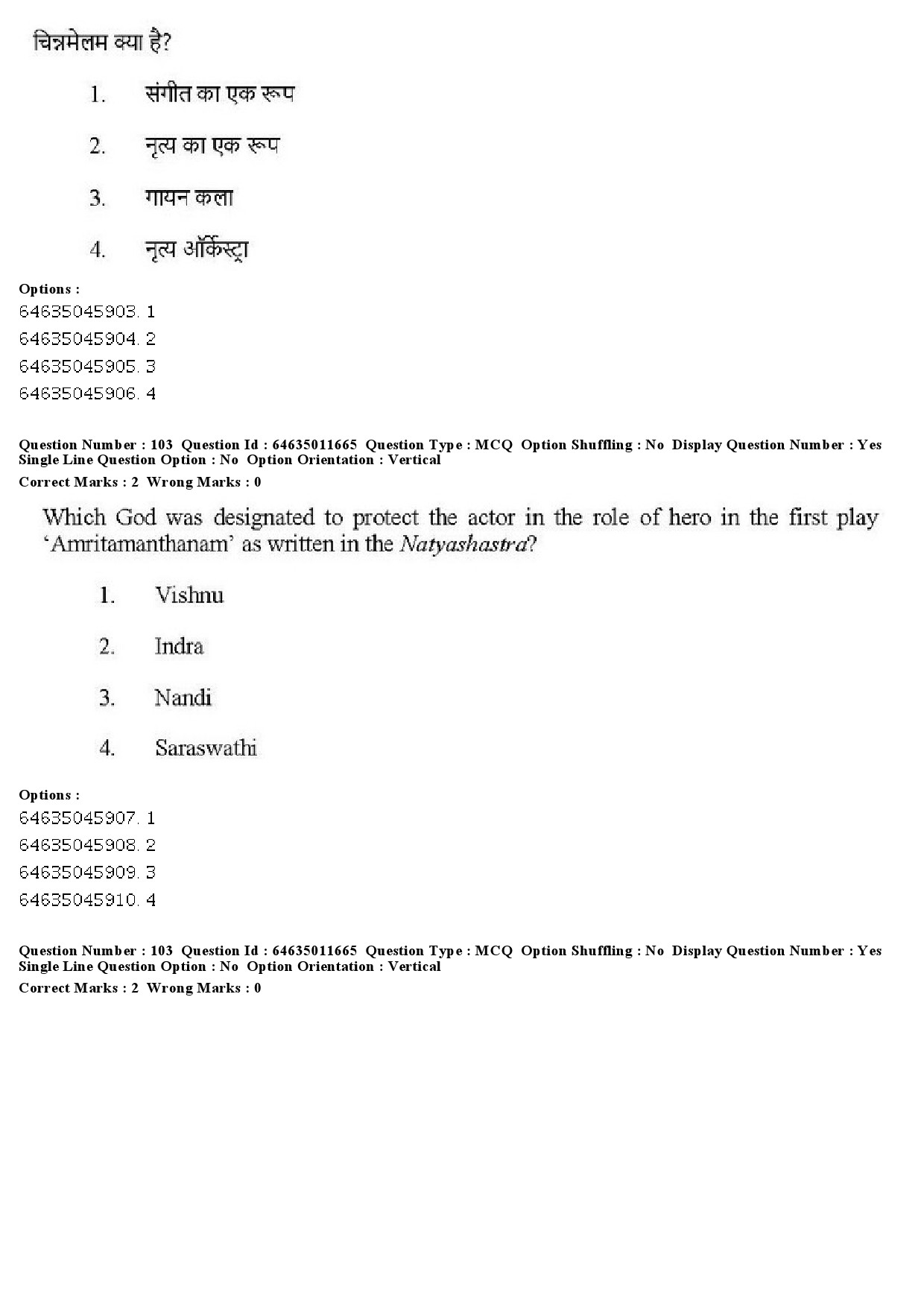 UGC NET Drama Theatre Question Paper June 2019 90