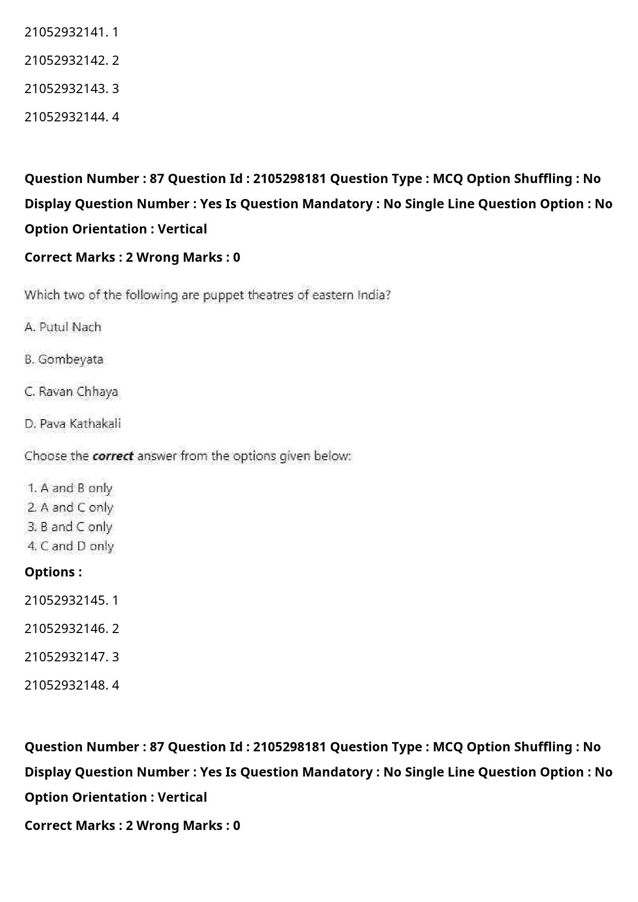 UGC NET Drama Theatre Question Paper September 2020 113