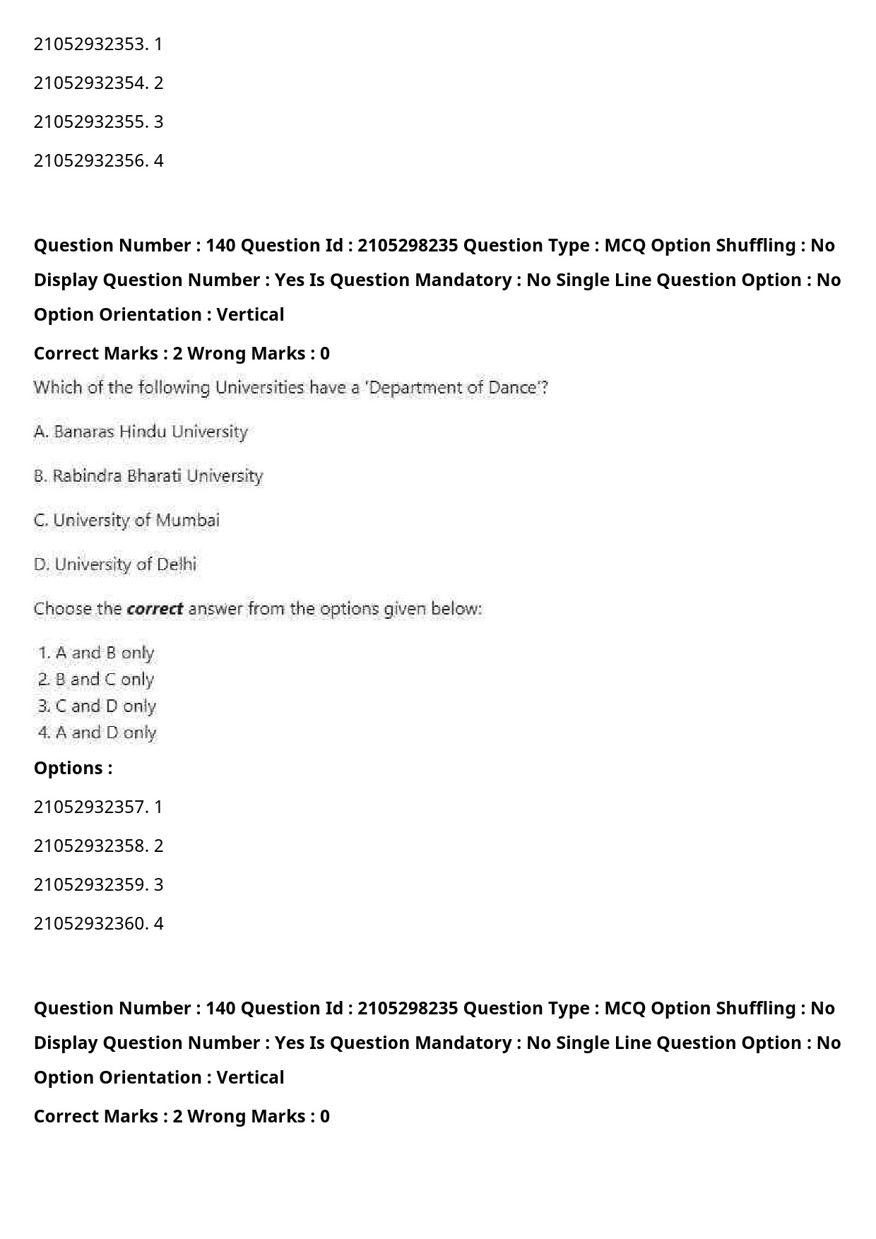 UGC NET Drama Theatre Question Paper September 2020 177