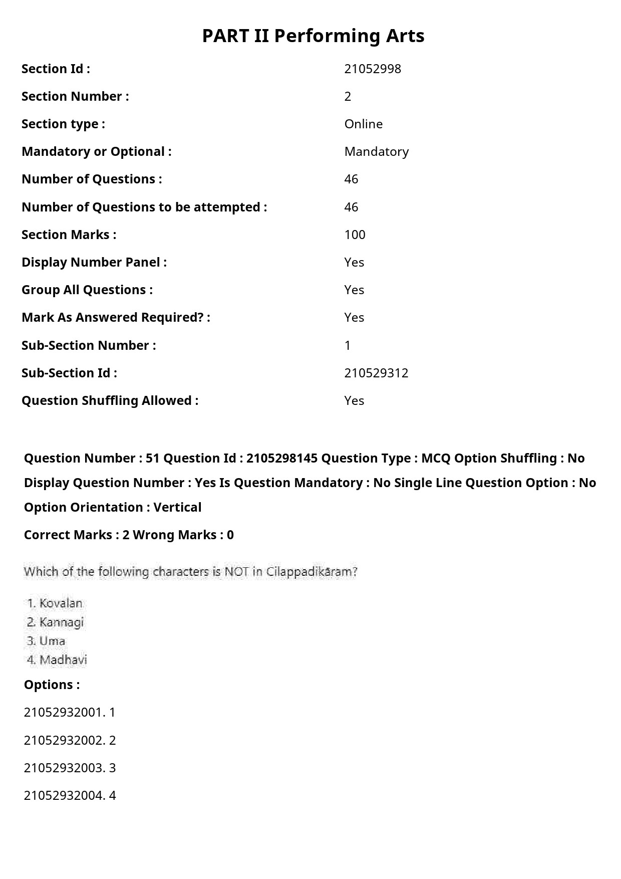 UGC NET Drama Theatre Question Paper September 2020 68