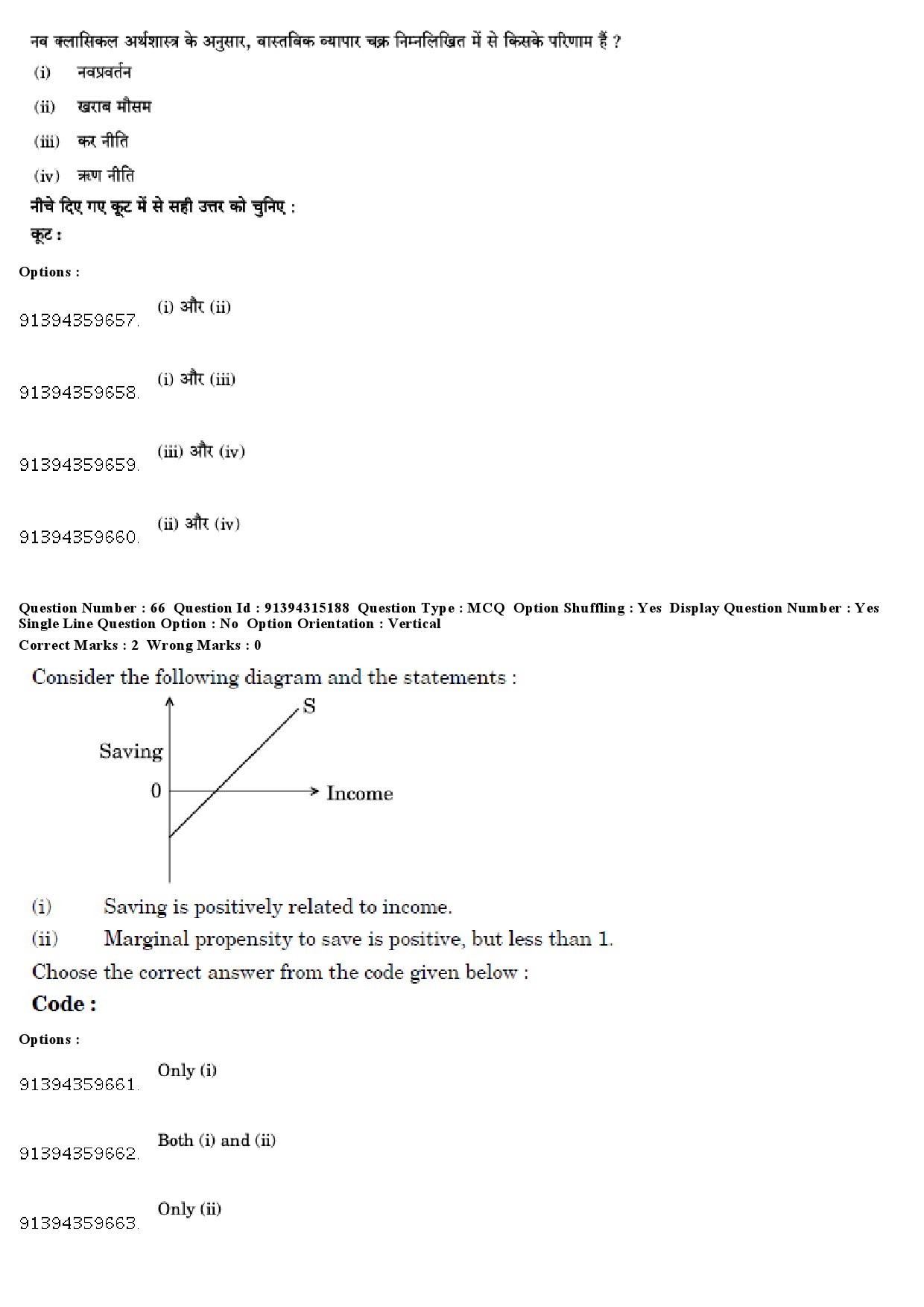 UGC NET Economics Question Paper December 2018 60