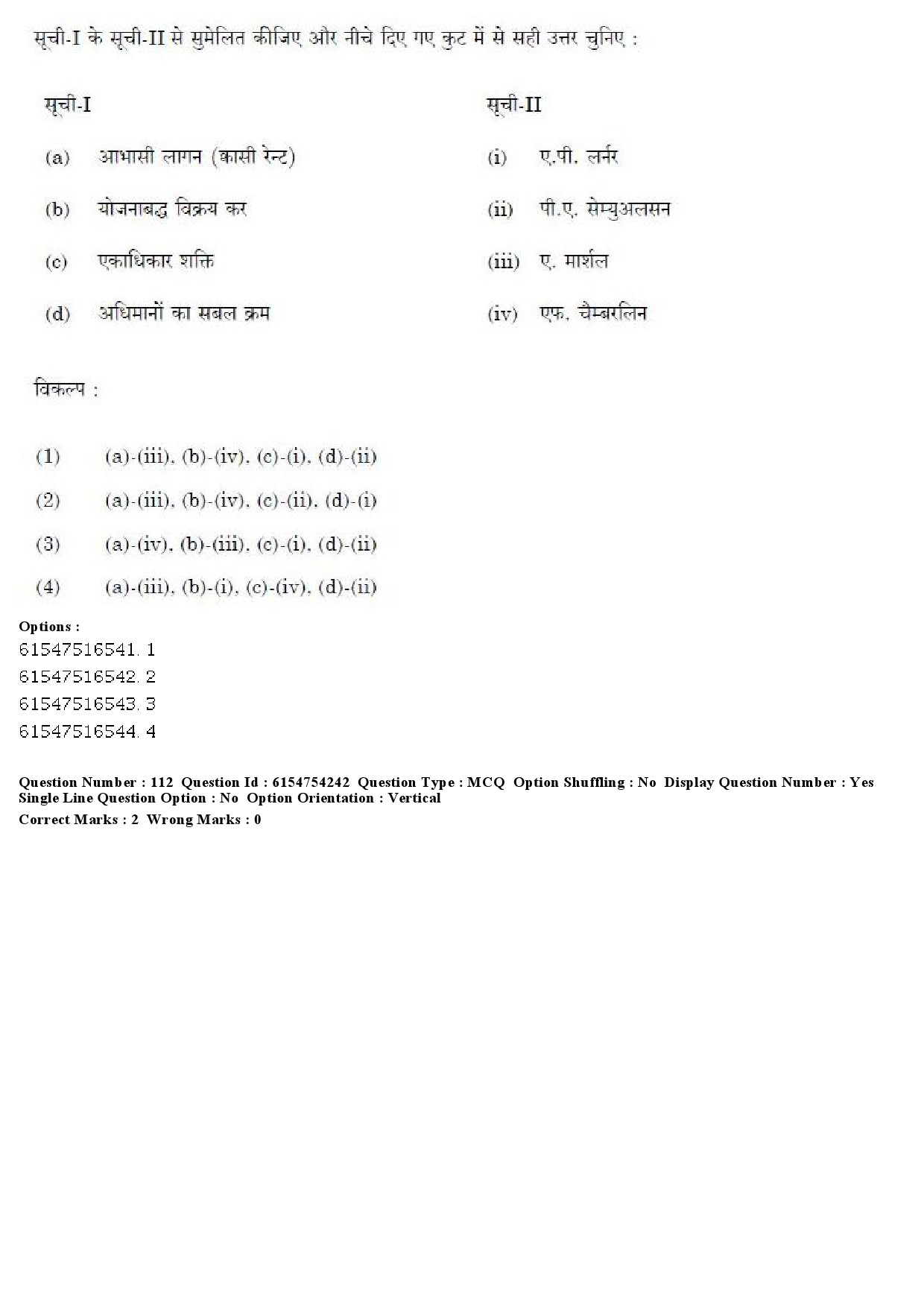 UGC NET Economics Question Paper December 2019 102