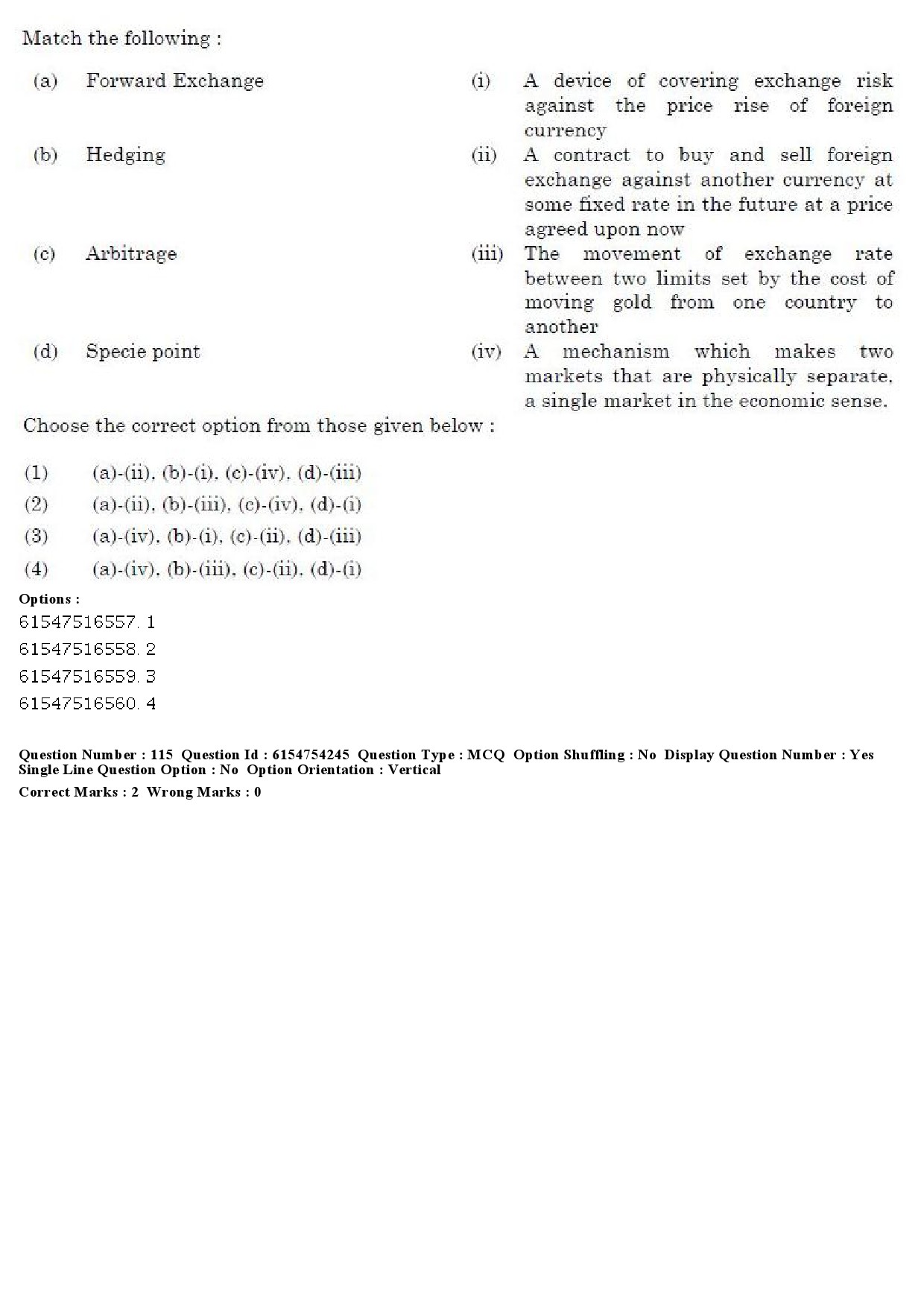 UGC NET Economics Question Paper December 2019 107