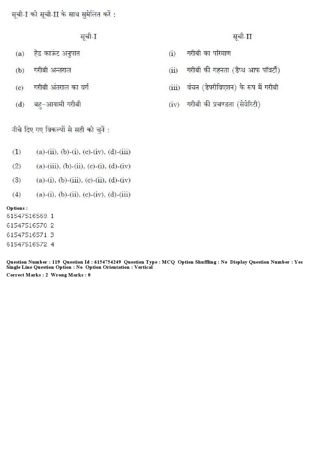 UGC NET Economics Question Paper December 2019 113