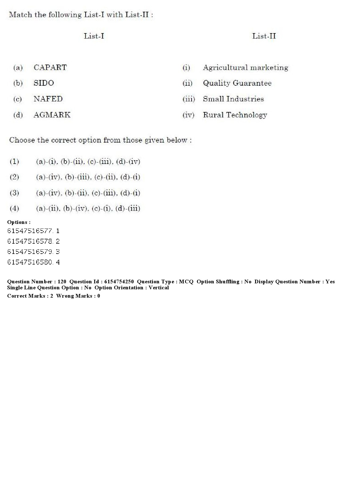 UGC NET Economics Question Paper December 2019 116