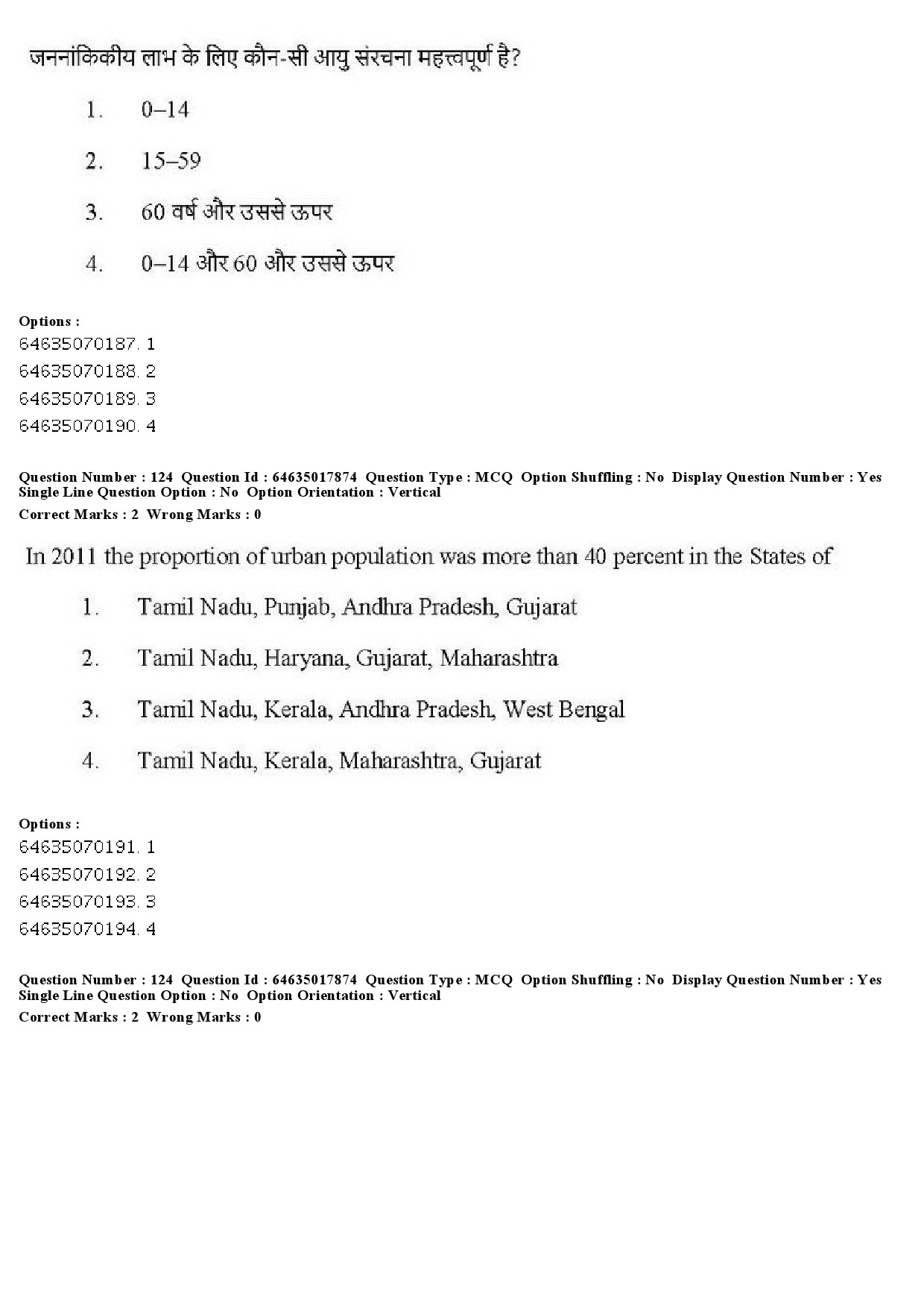 UGC NET Economics Question Paper June 2019 126