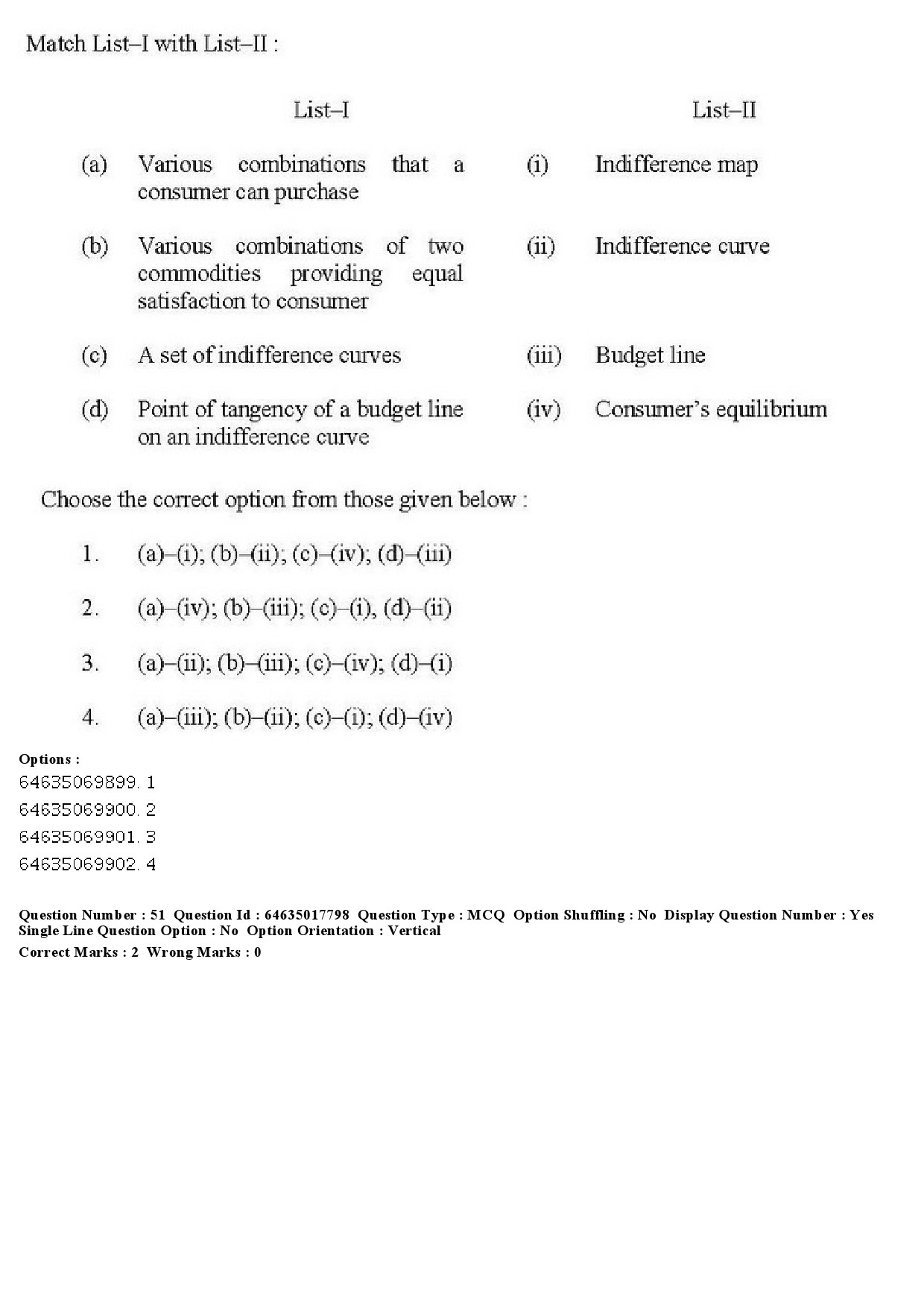 UGC NET Economics Question Paper June 2019 49