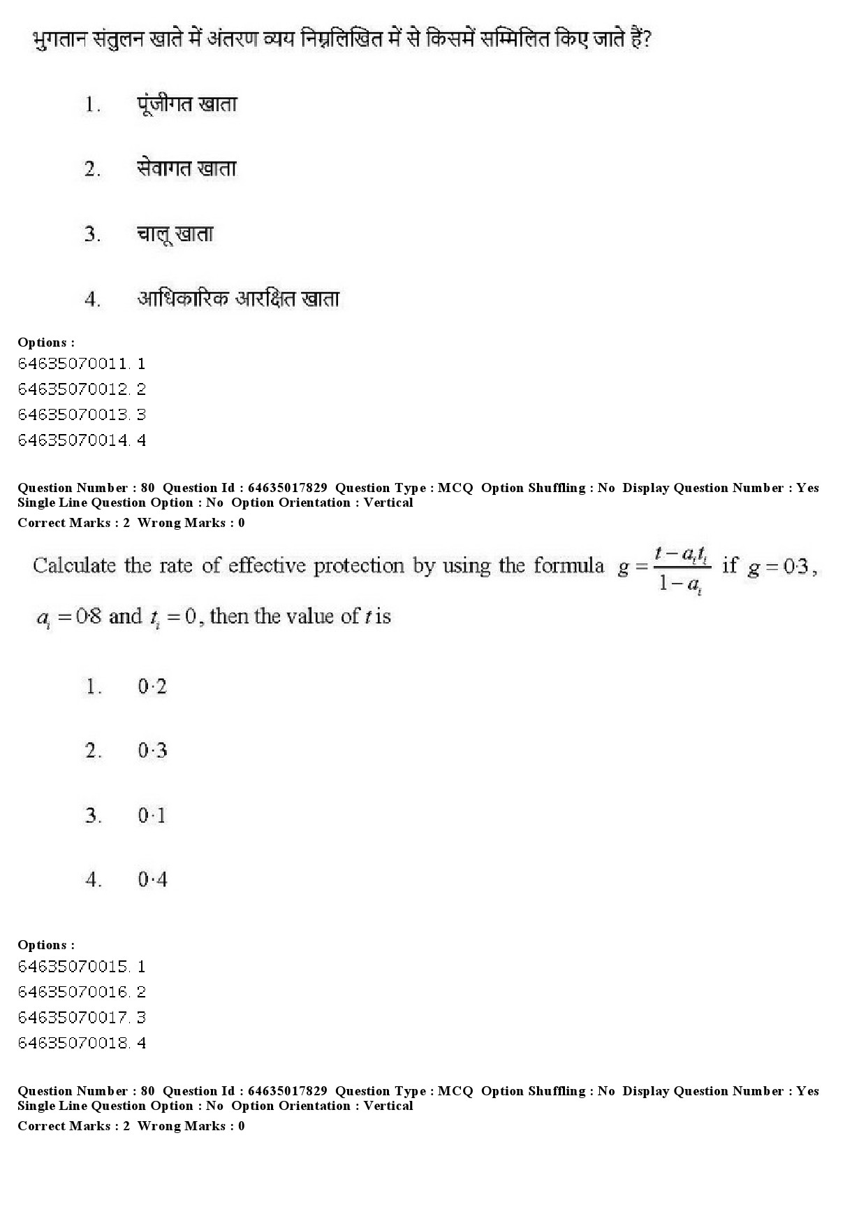 UGC NET Economics Question Paper June 2019 80