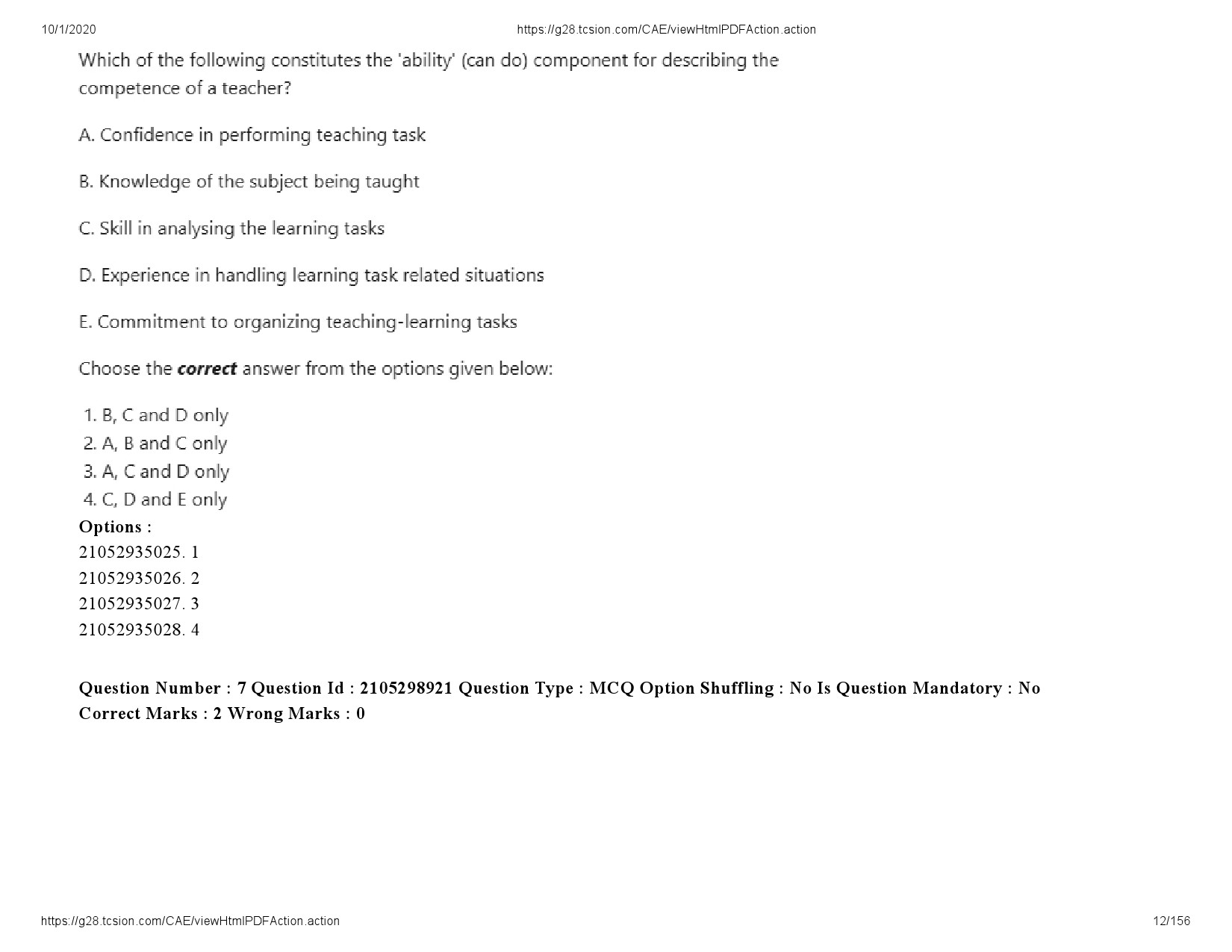 UGC NET Economics Question Paper September 2020 12